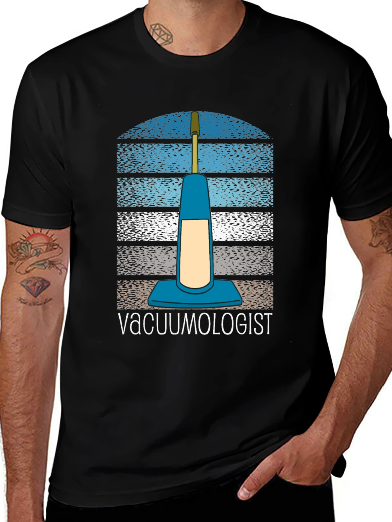 Vacuumologist Graphic Tee - Funny Cleaning T-Shirt