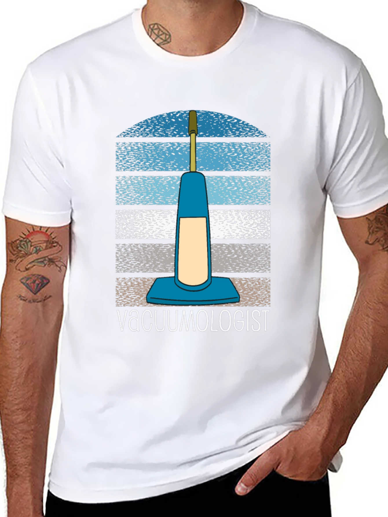 Vacuumologist Graphic Tee - Funny Cleaning T-Shirt