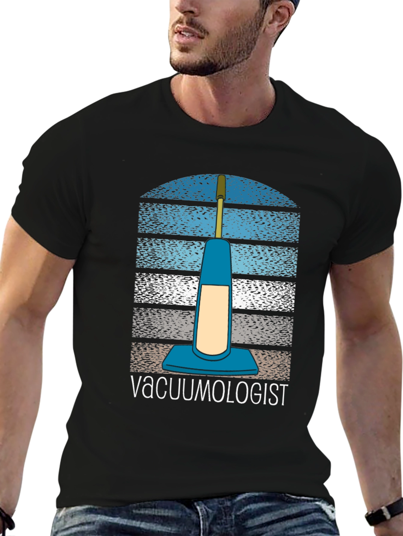 Vacuumologist Graphic Tee - Funny Cleaning T-Shirt