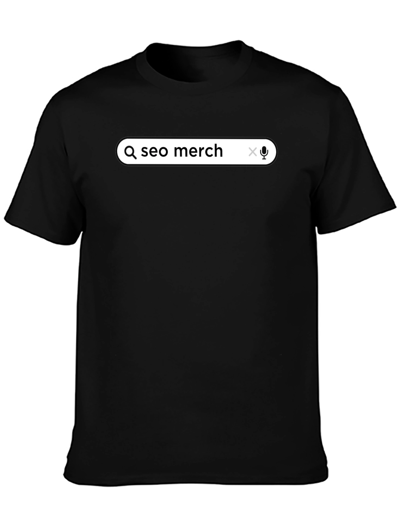 SEO Merch Graphic T-Shirt - Black