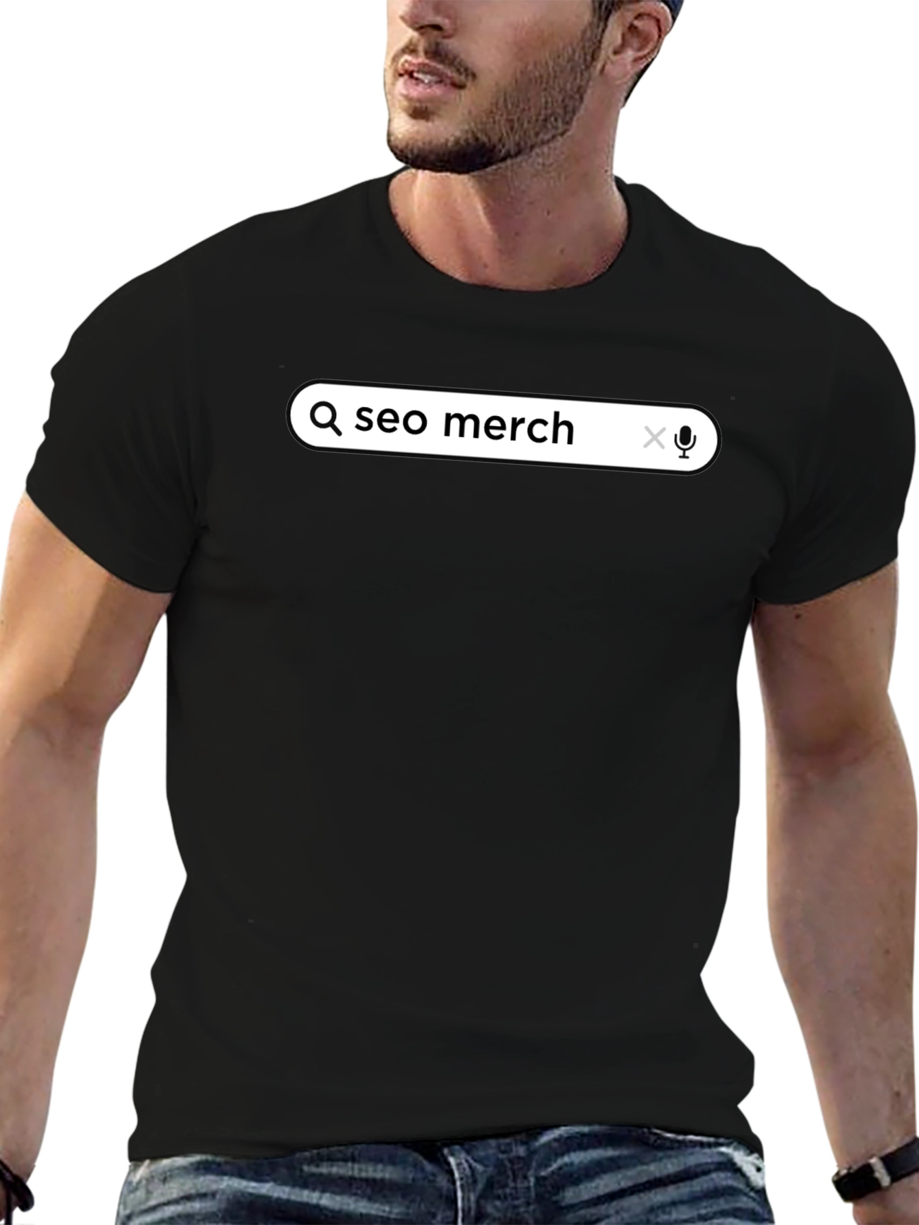 SEO Merch Graphic T-Shirt - Black