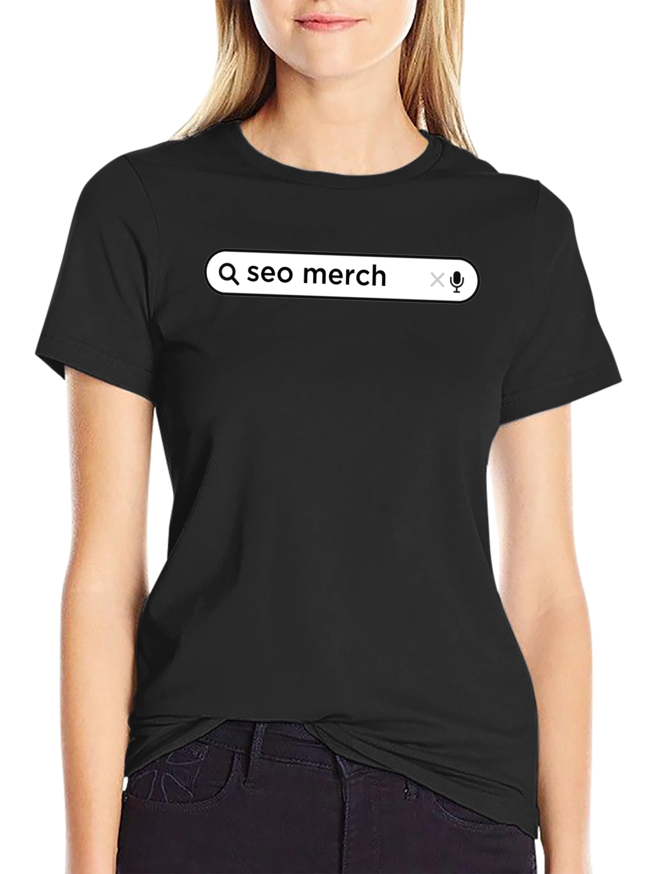 SEO Merch Graphic T-Shirt - Black