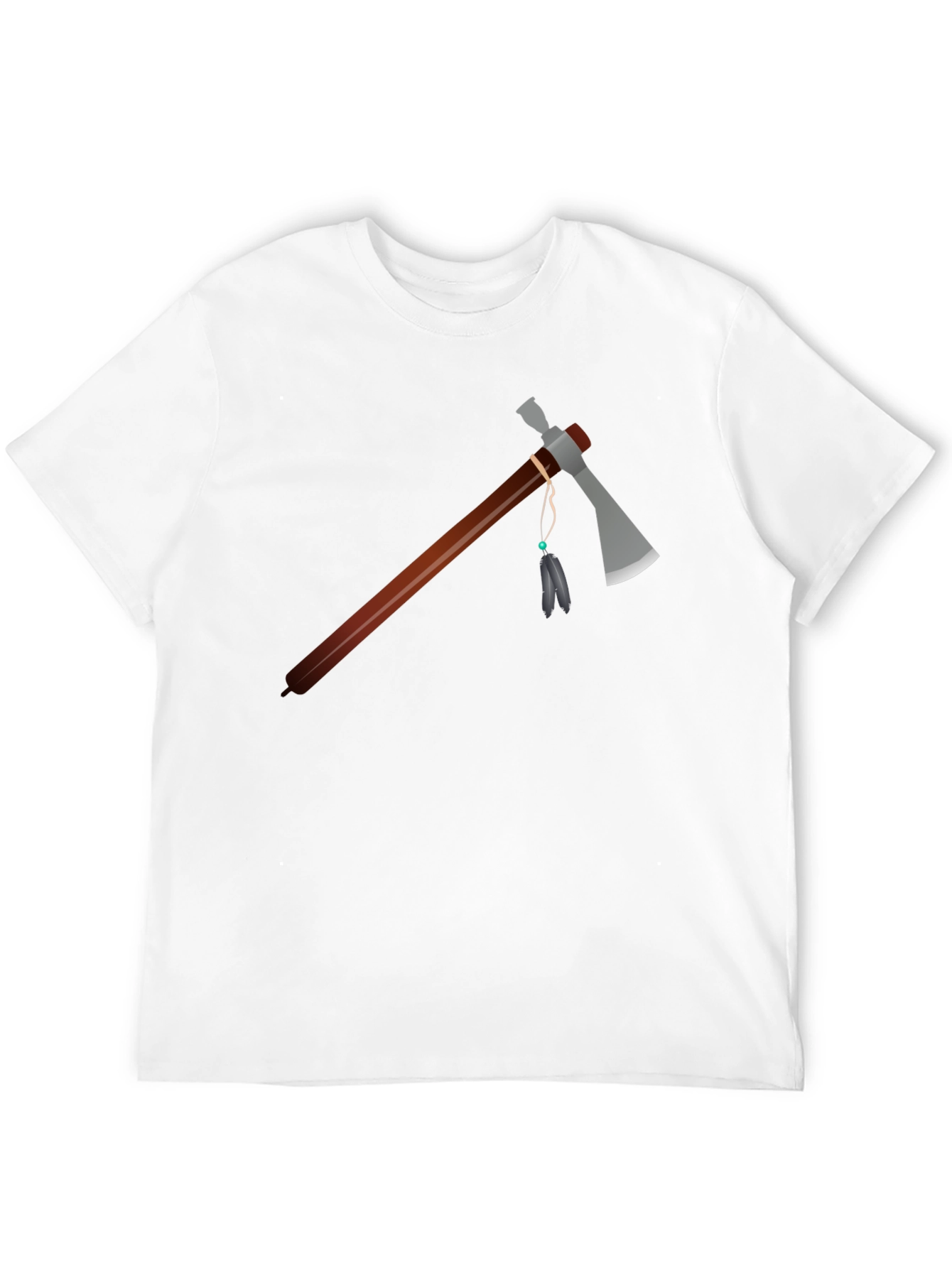 Tomahawk Axe Graphic Tee - Black Cotton T-Shirt