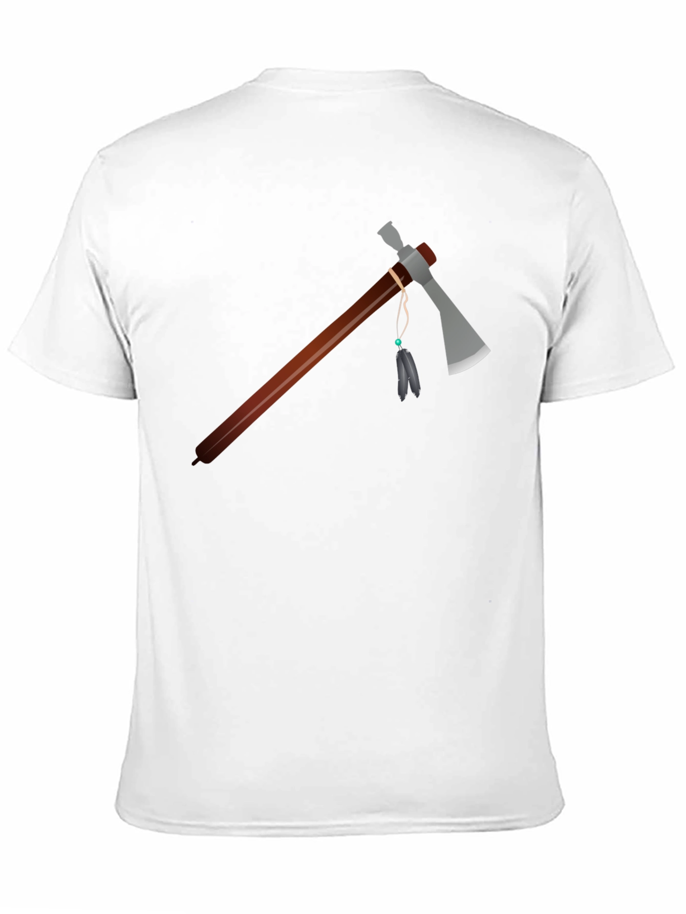 Tomahawk Axe Graphic Tee - Black Cotton T-Shirt