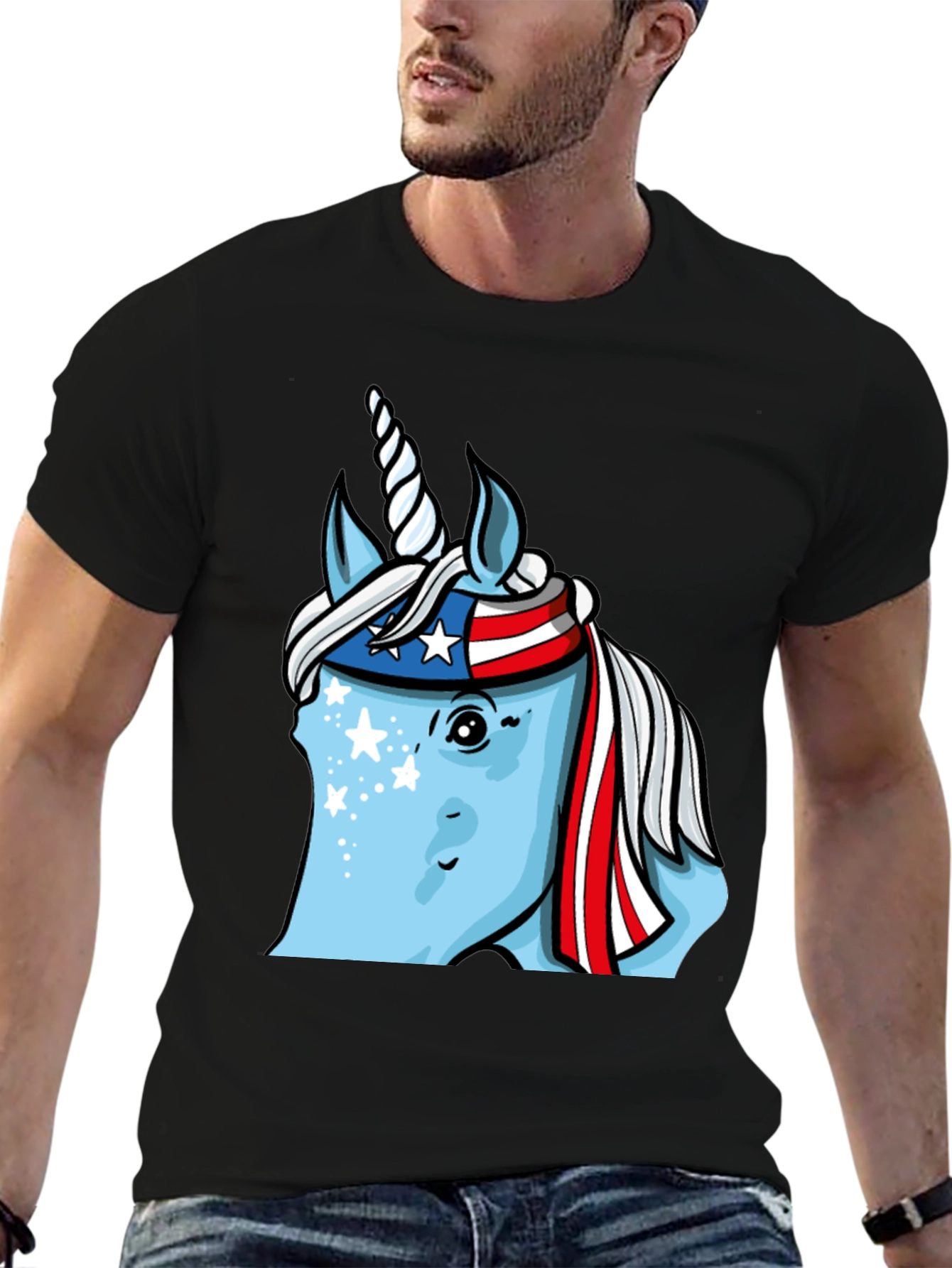 Patriotic Unicorn T-Shirt