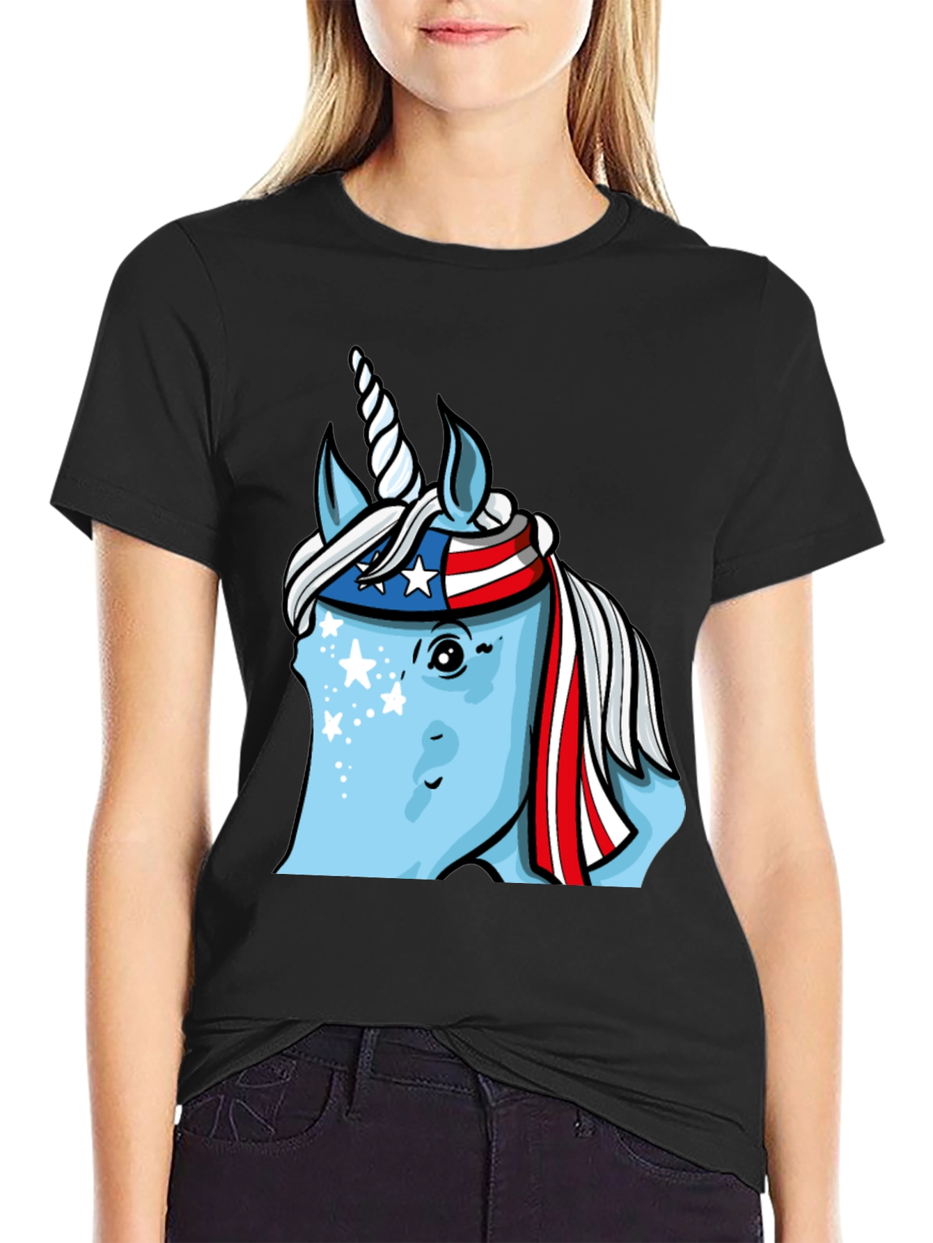Patriotic Unicorn T-Shirt