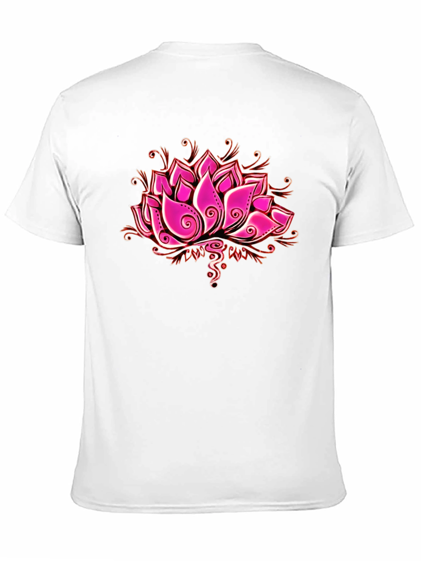 Lotus Flower Graphic T-Shirt
