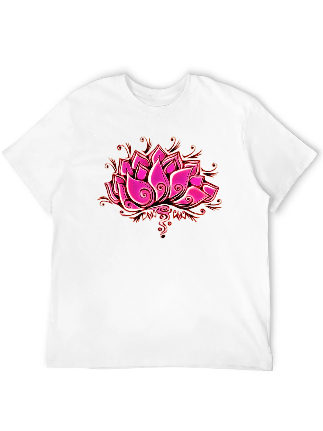 Lotus Flower Graphic T-Shirt