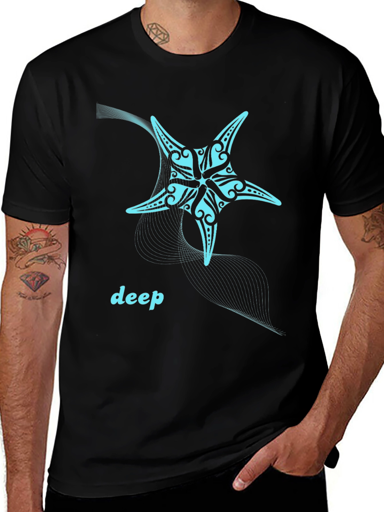 Deep Sea Starfish Graphic Tee