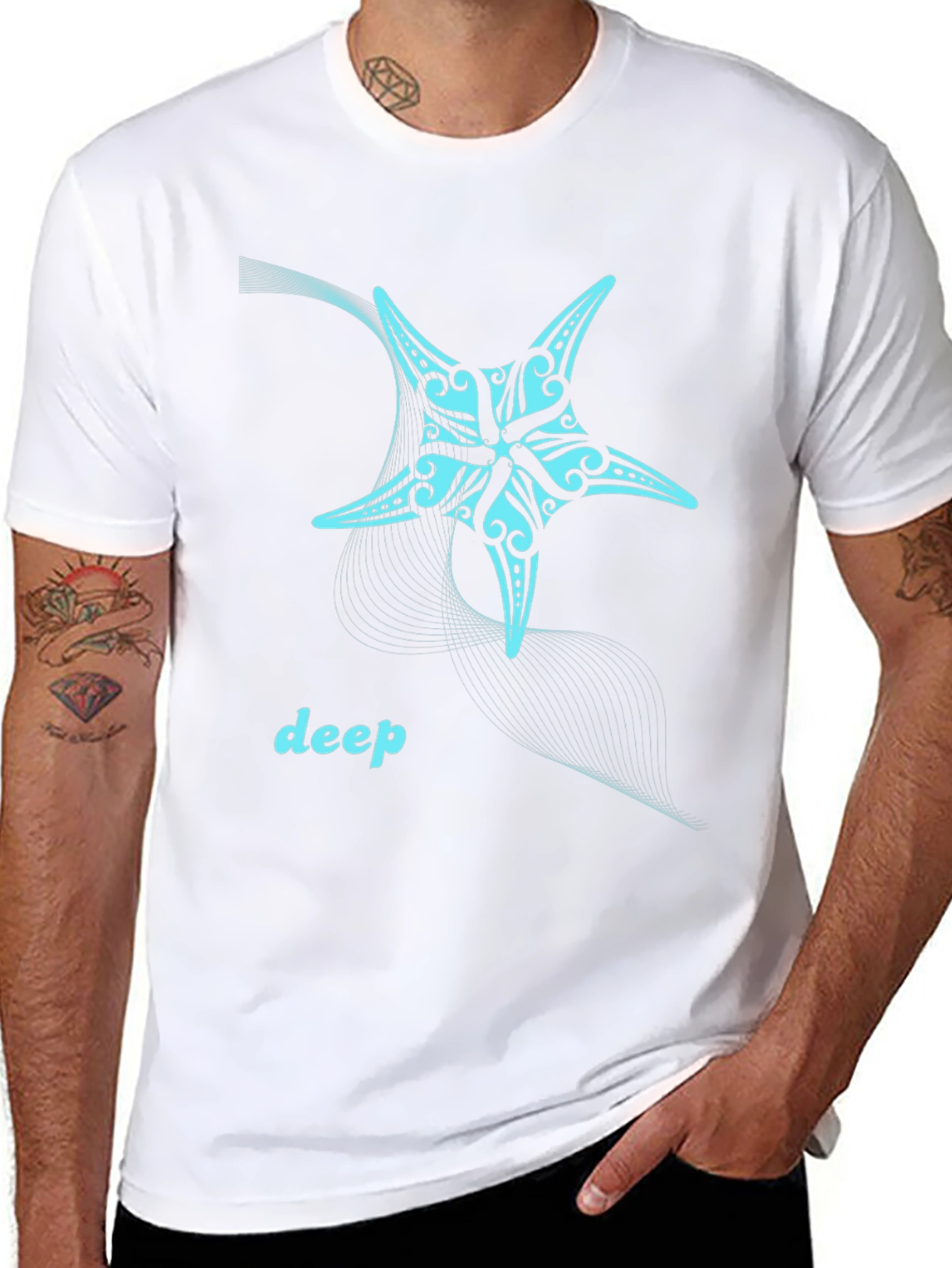 Deep Sea Starfish Graphic Tee
