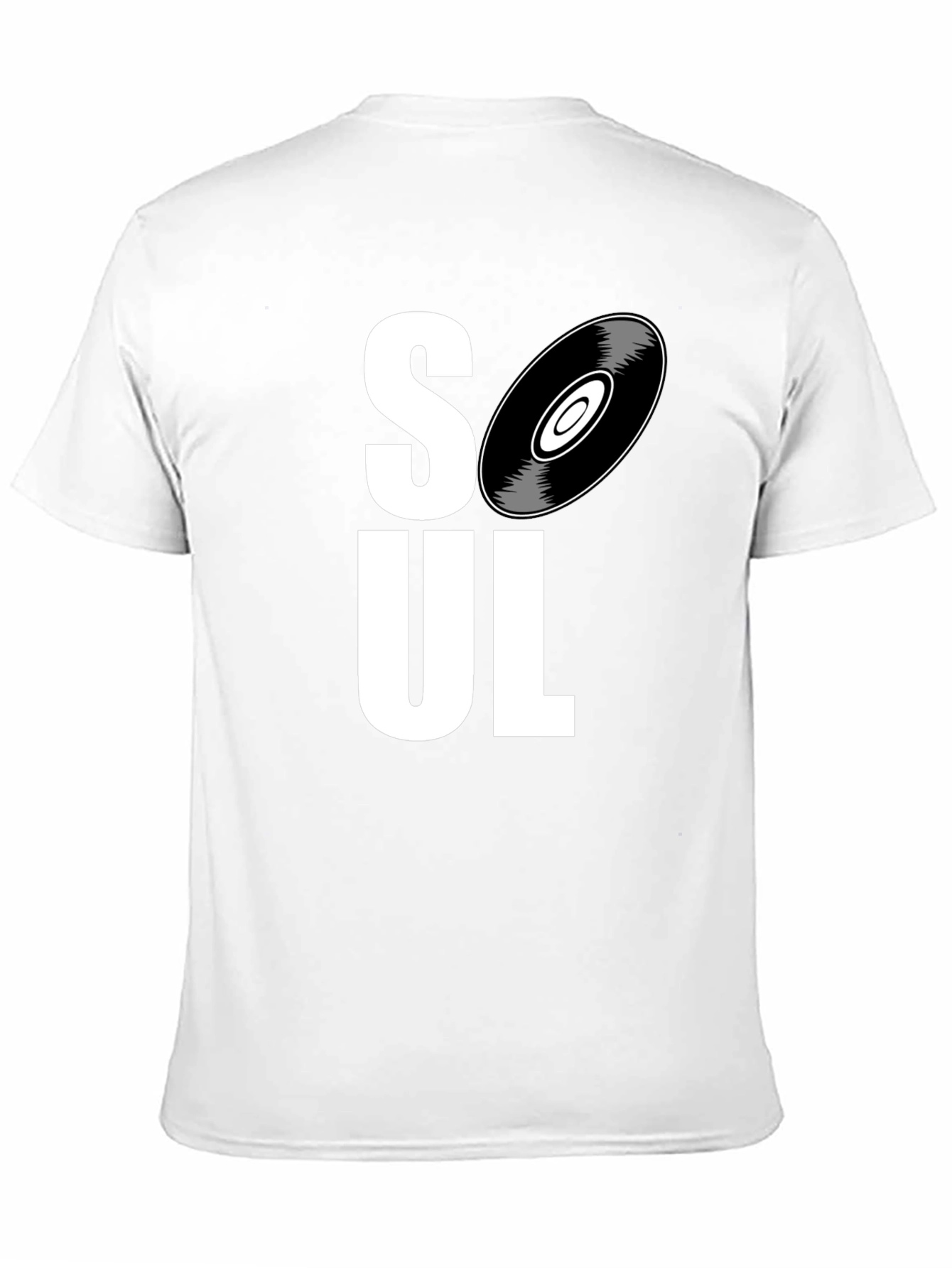 Soul Music Graphic Tee - Black Cotton T-Shirt
