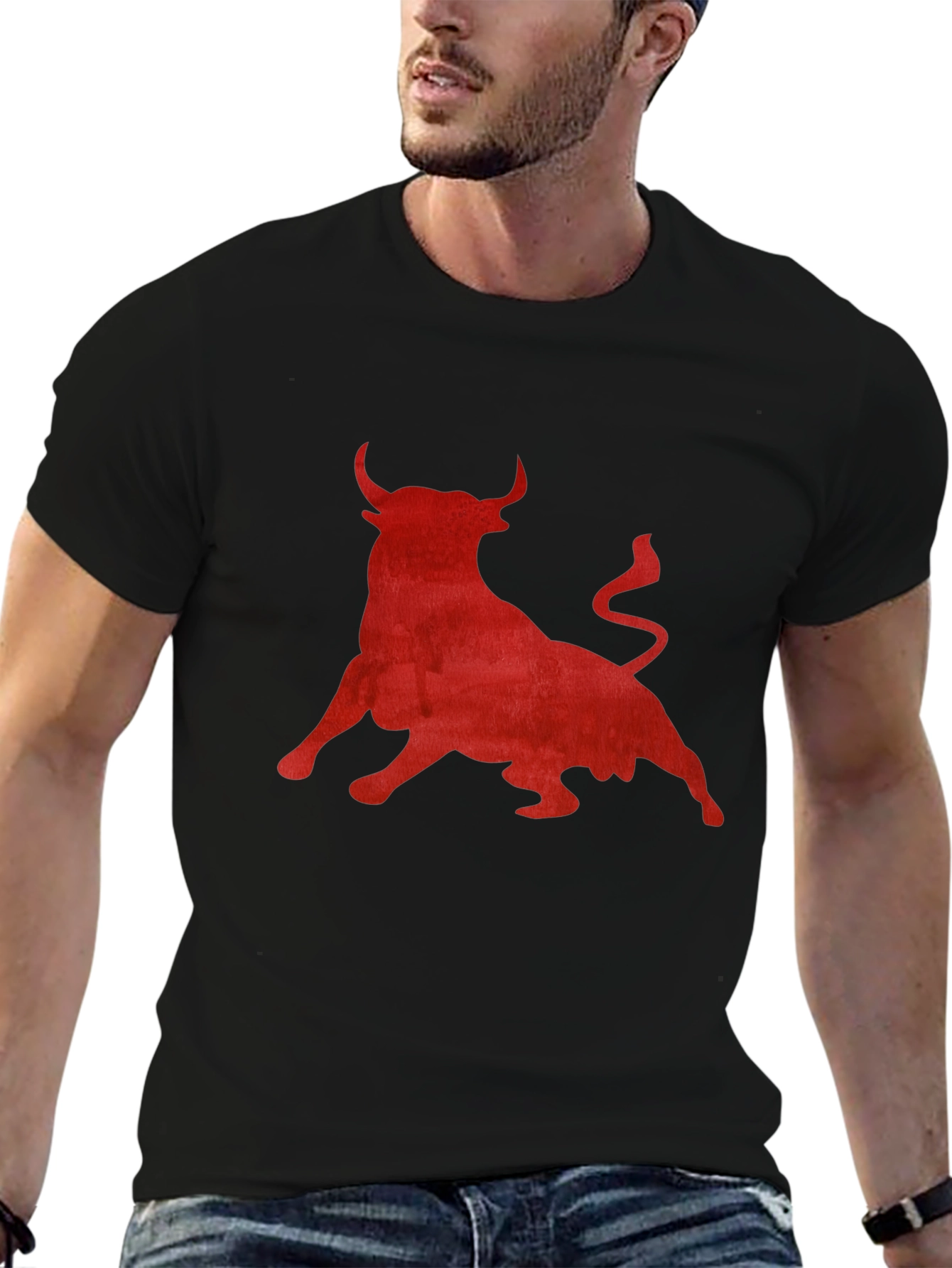 Red Bull Graphic Black T-Shirt
