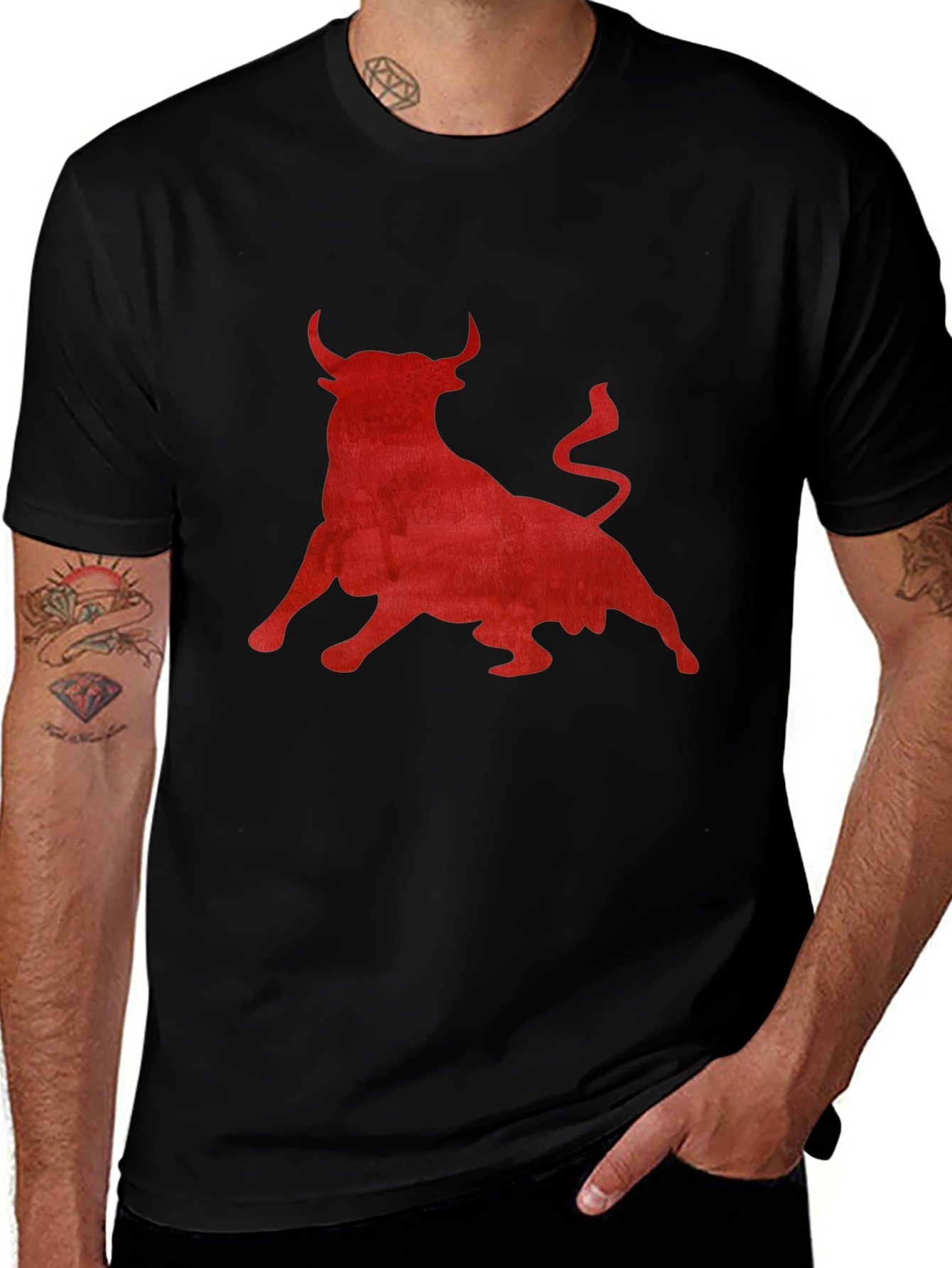 Red Bull Graphic Black T-Shirt