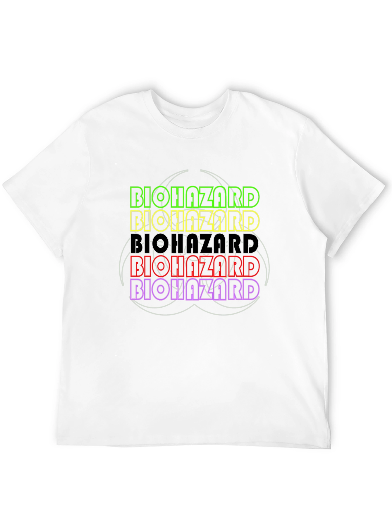 Biohazard Graphic T-Shirt - Bold Statement Tee