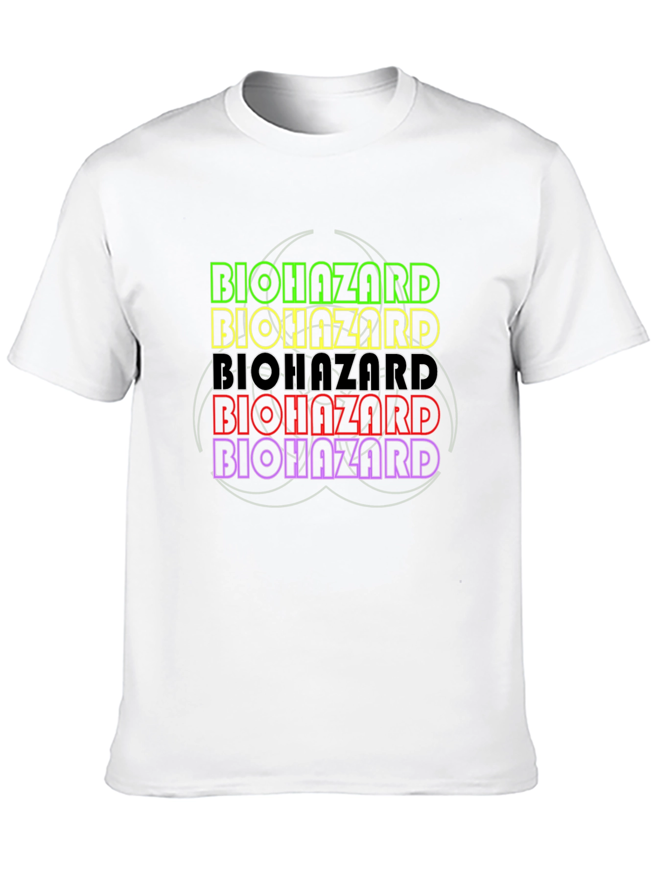 Biohazard Graphic T-Shirt - Bold Statement Tee