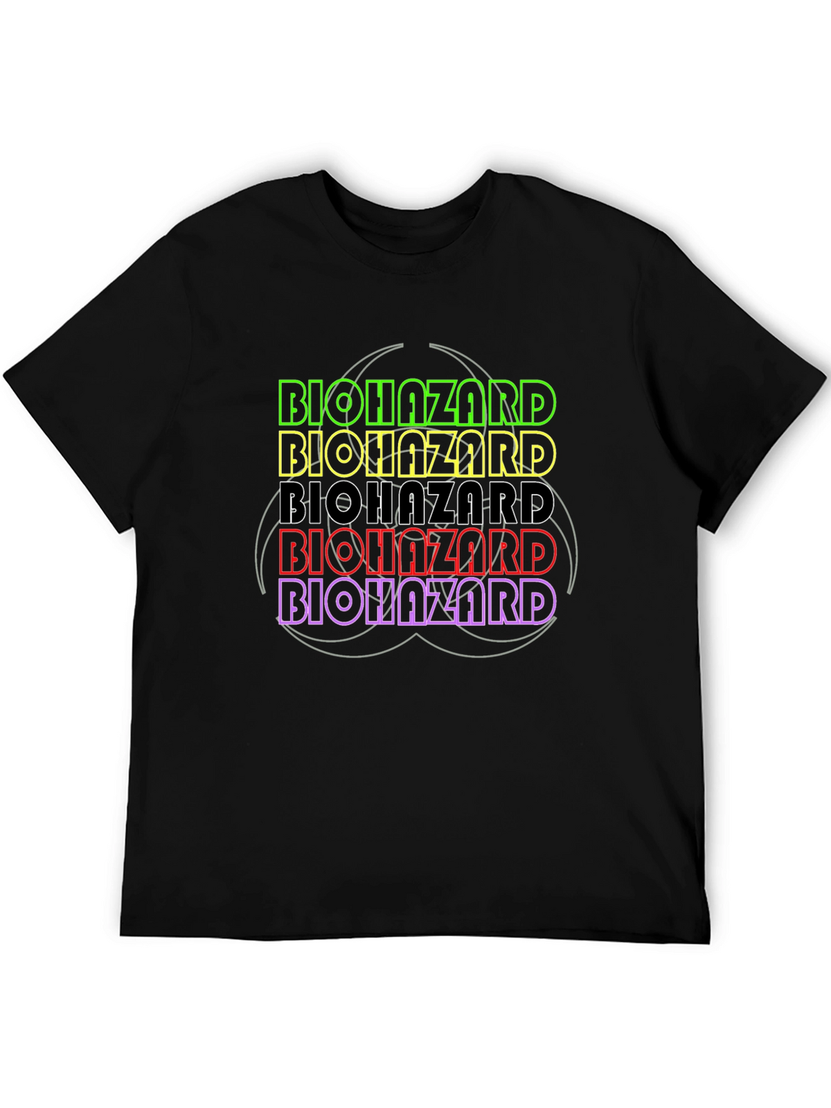 Biohazard Graphic T-Shirt - Bold Statement Tee