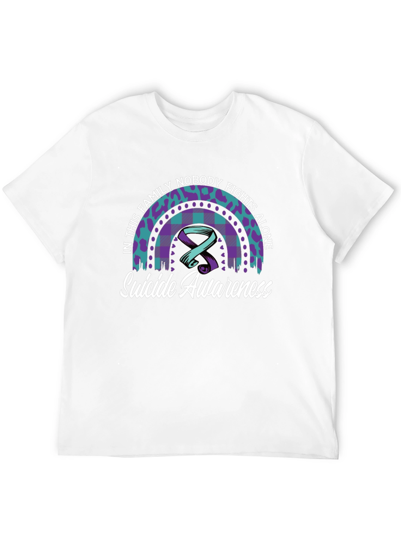 Suicide Awareness T-Shirt - Nobody Fights Alone