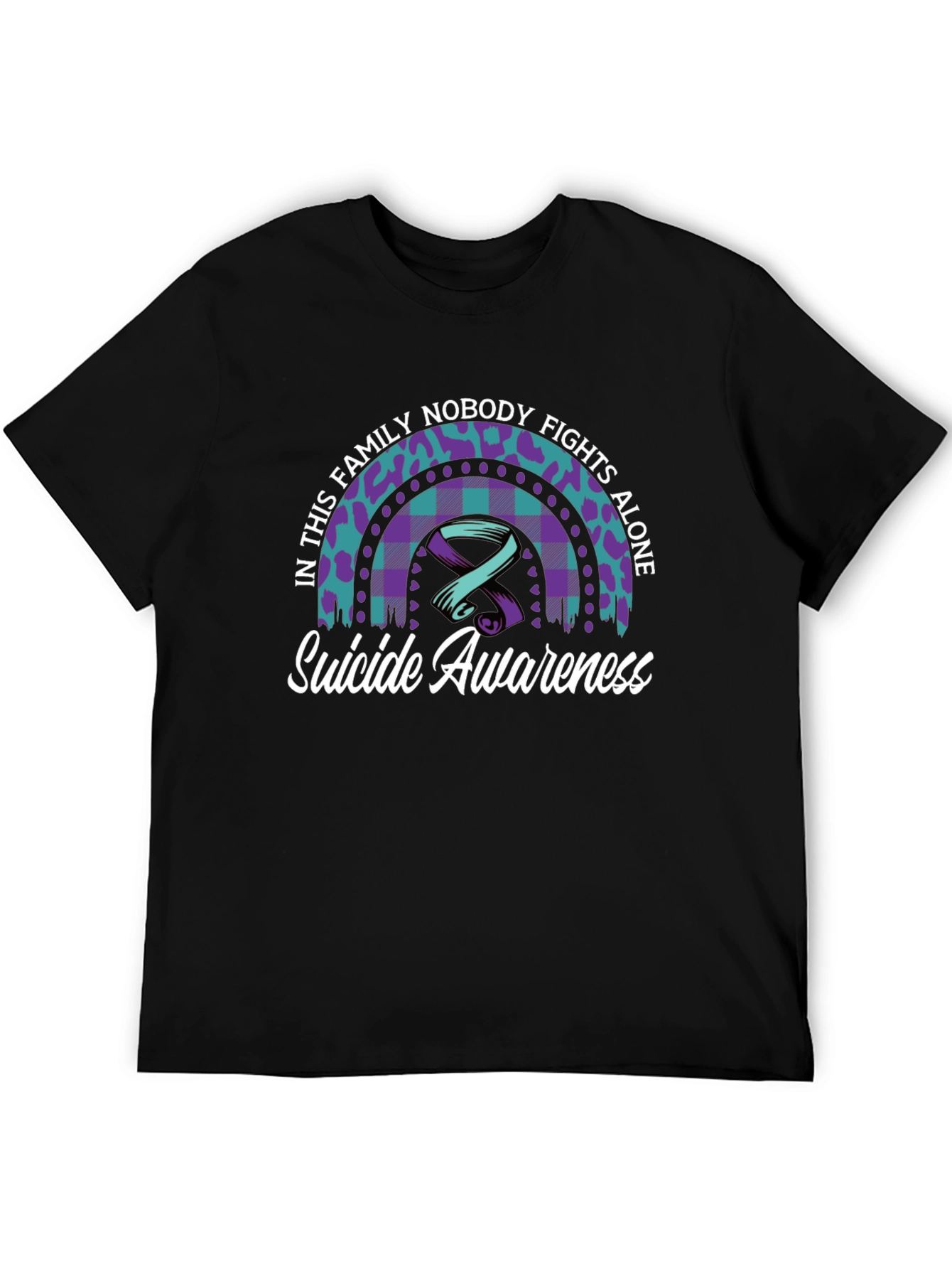 Suicide Awareness T-Shirt - Nobody Fights Alone