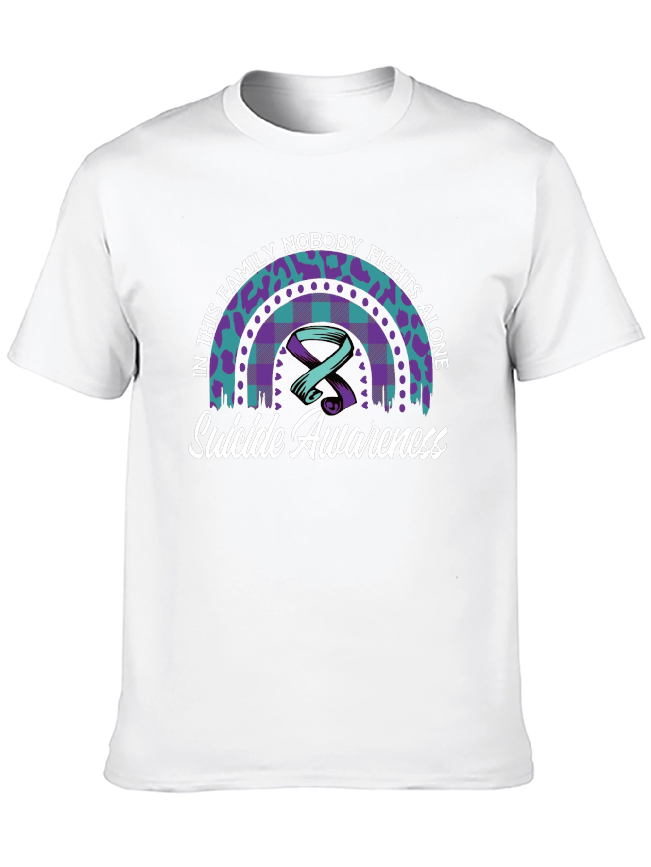 Suicide Awareness T-Shirt - Nobody Fights Alone