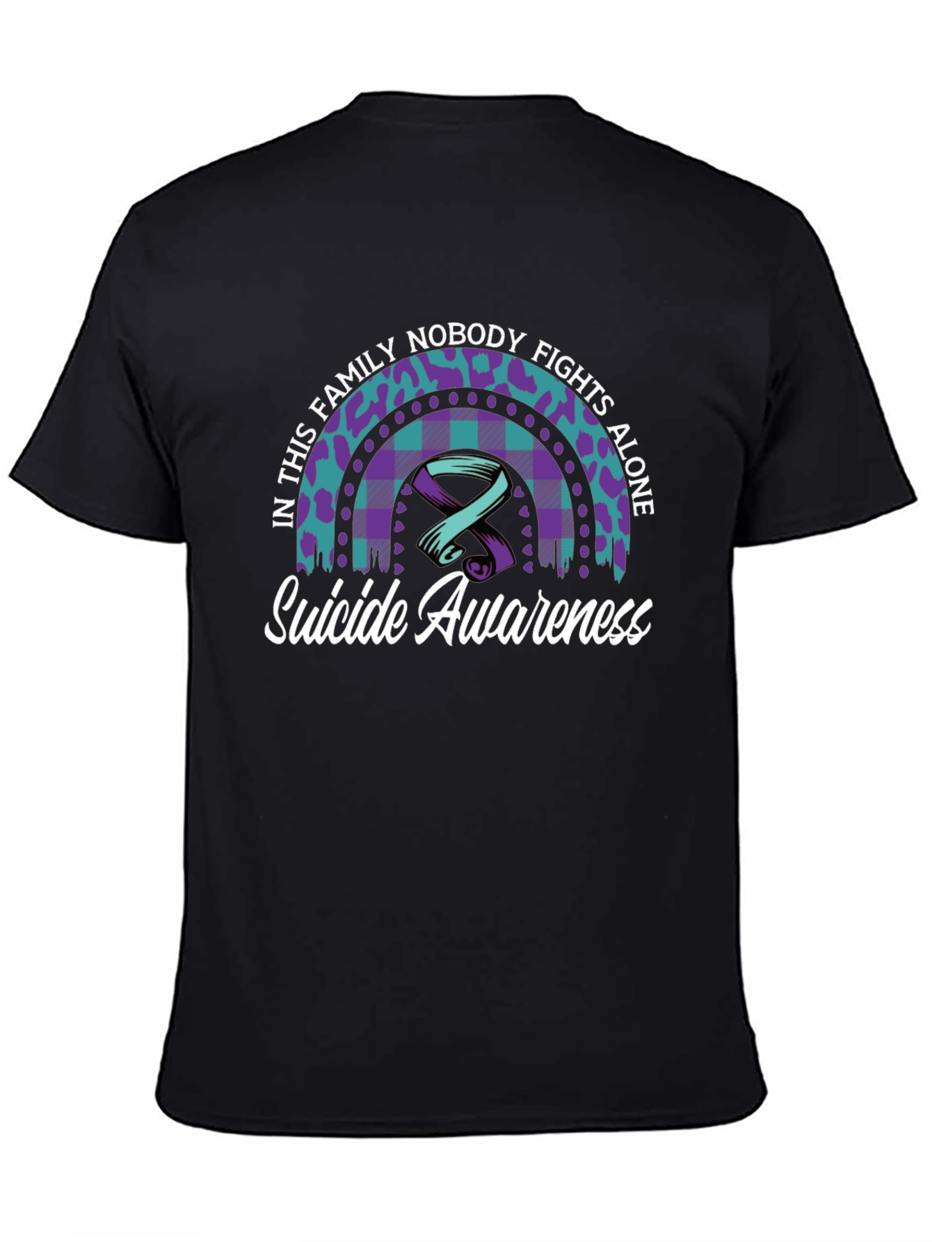 Suicide Awareness T-Shirt - Nobody Fights Alone