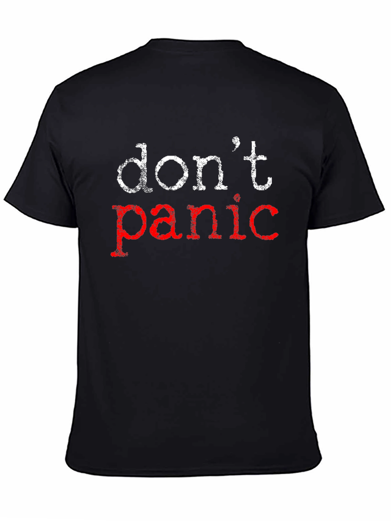 Dont Panic Black T-Shirt