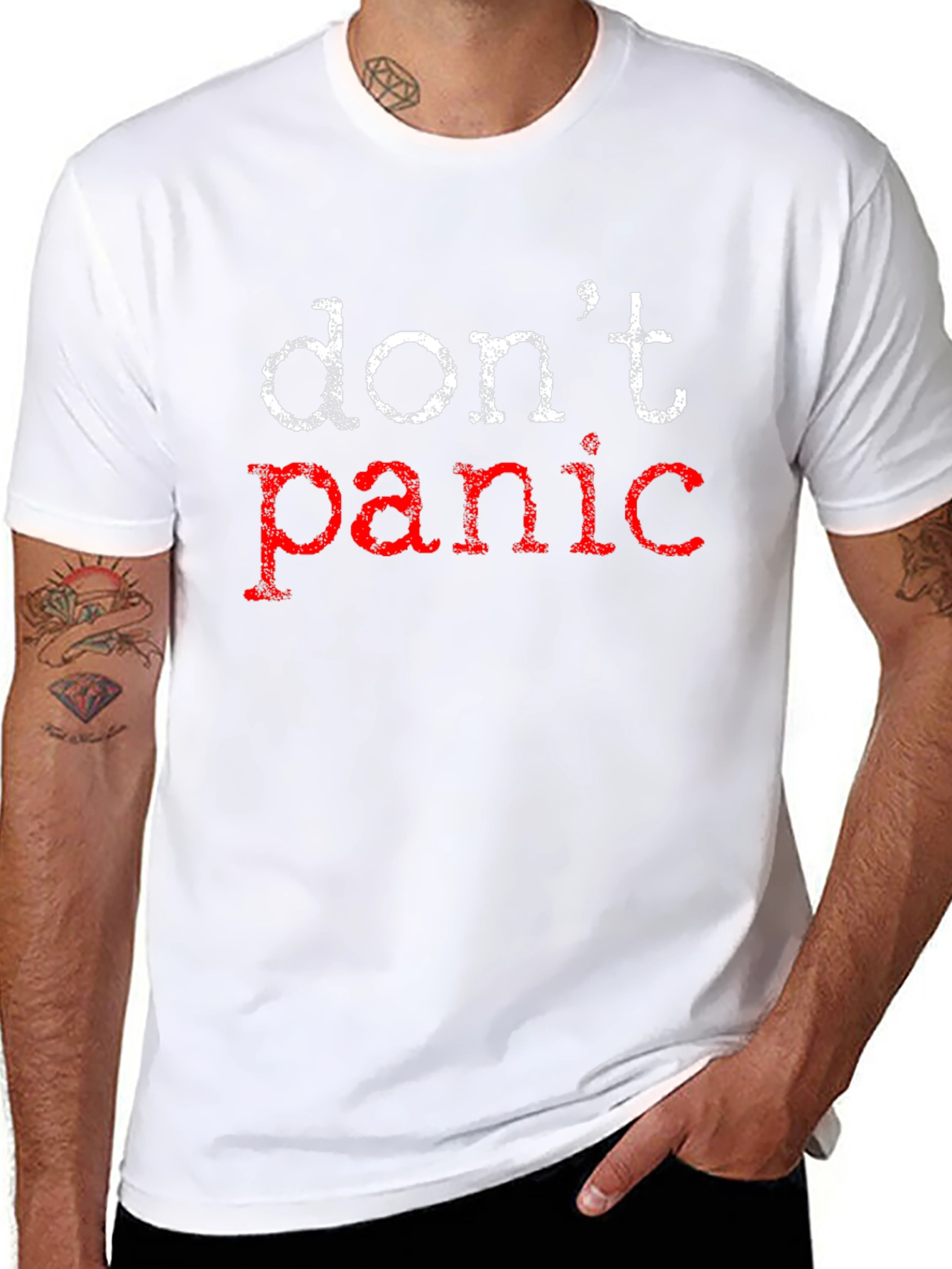 Dont Panic Black T-Shirt