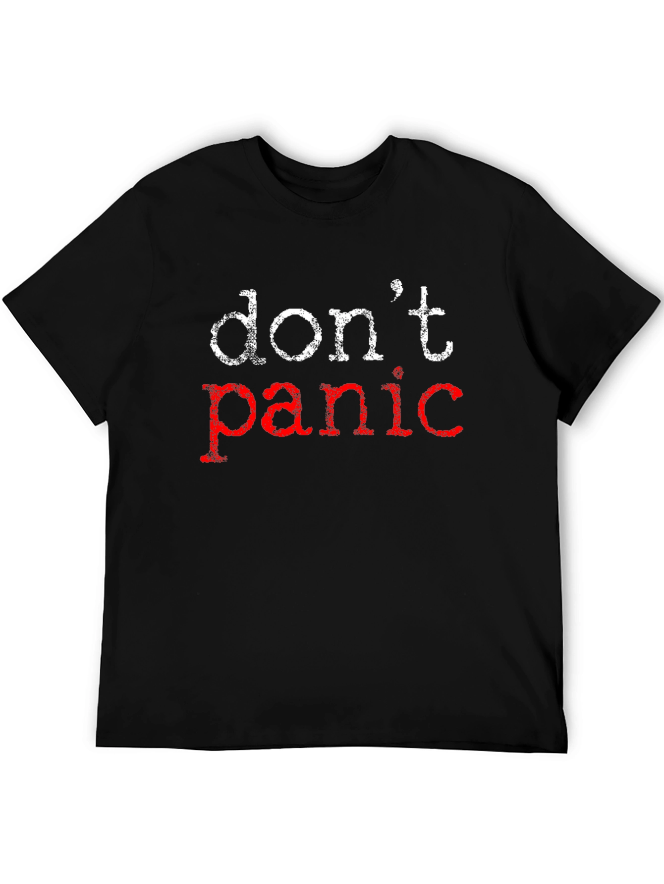 Dont Panic Black T-Shirt