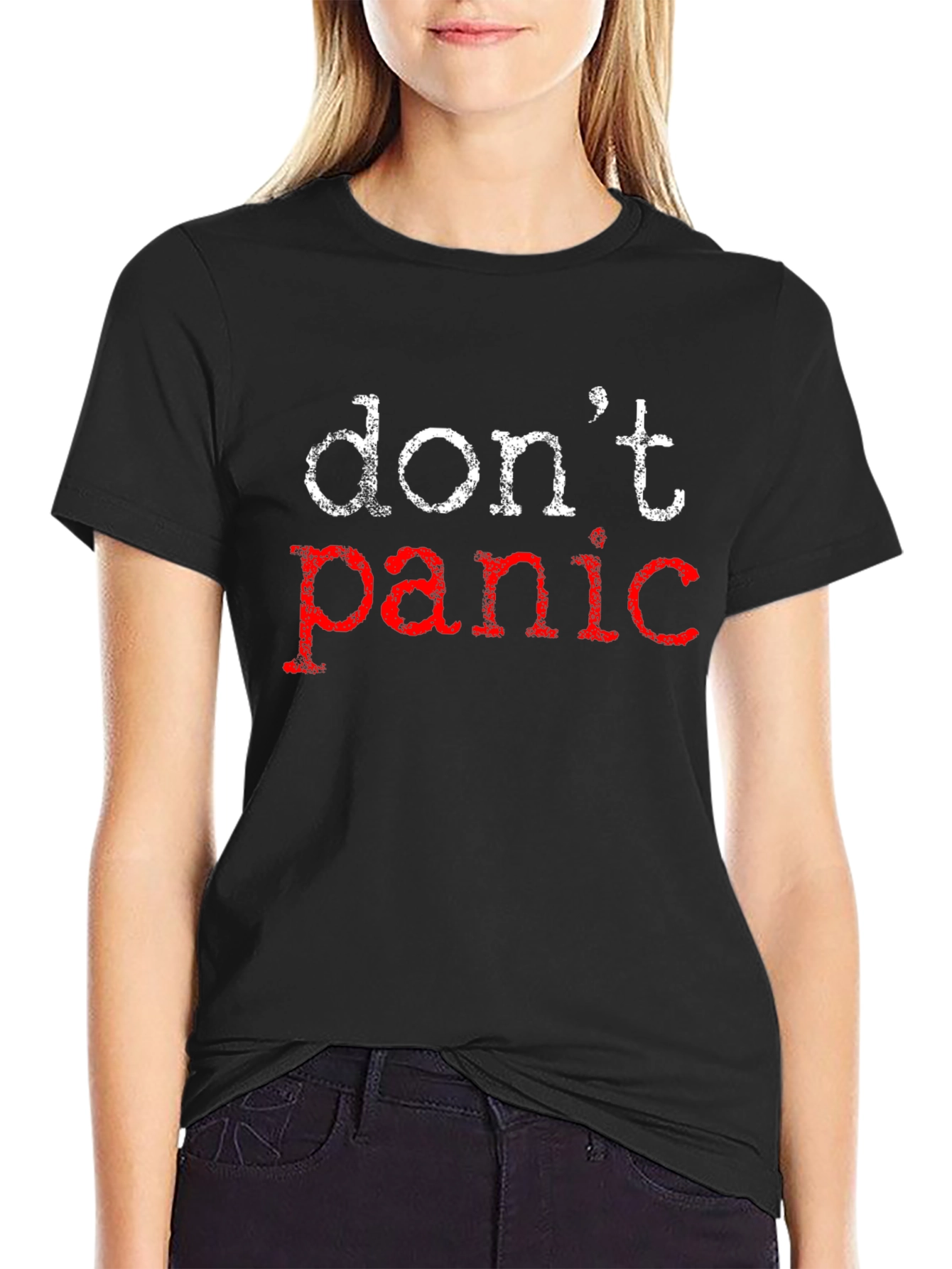 Dont Panic Black T-Shirt