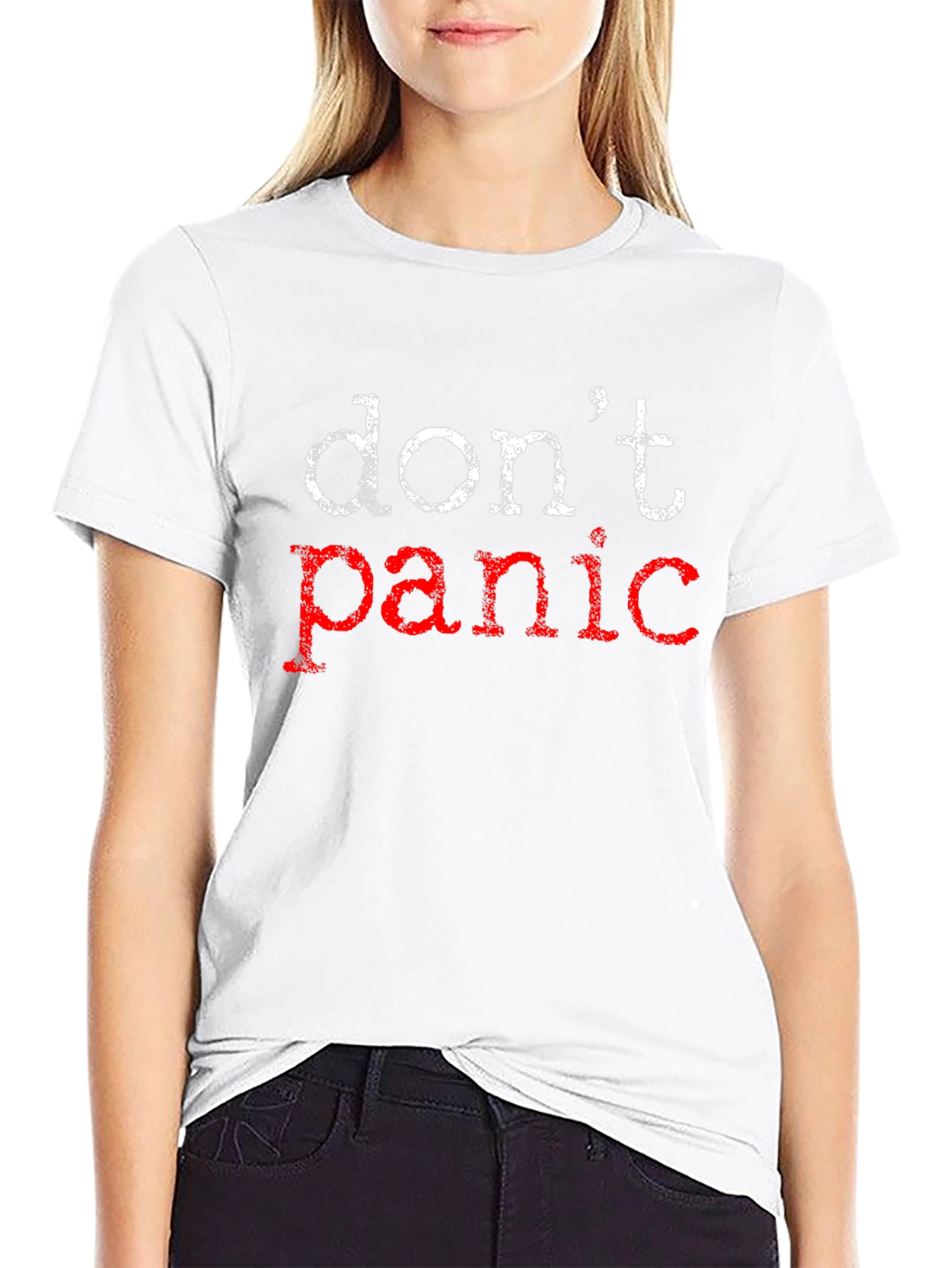 Dont Panic Black T-Shirt
