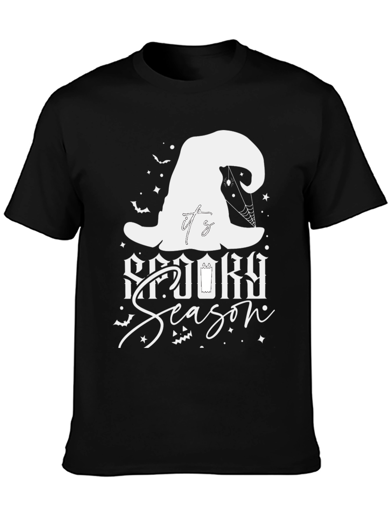 Spooky Season Halloween T-Shirt - Witch Hat Design