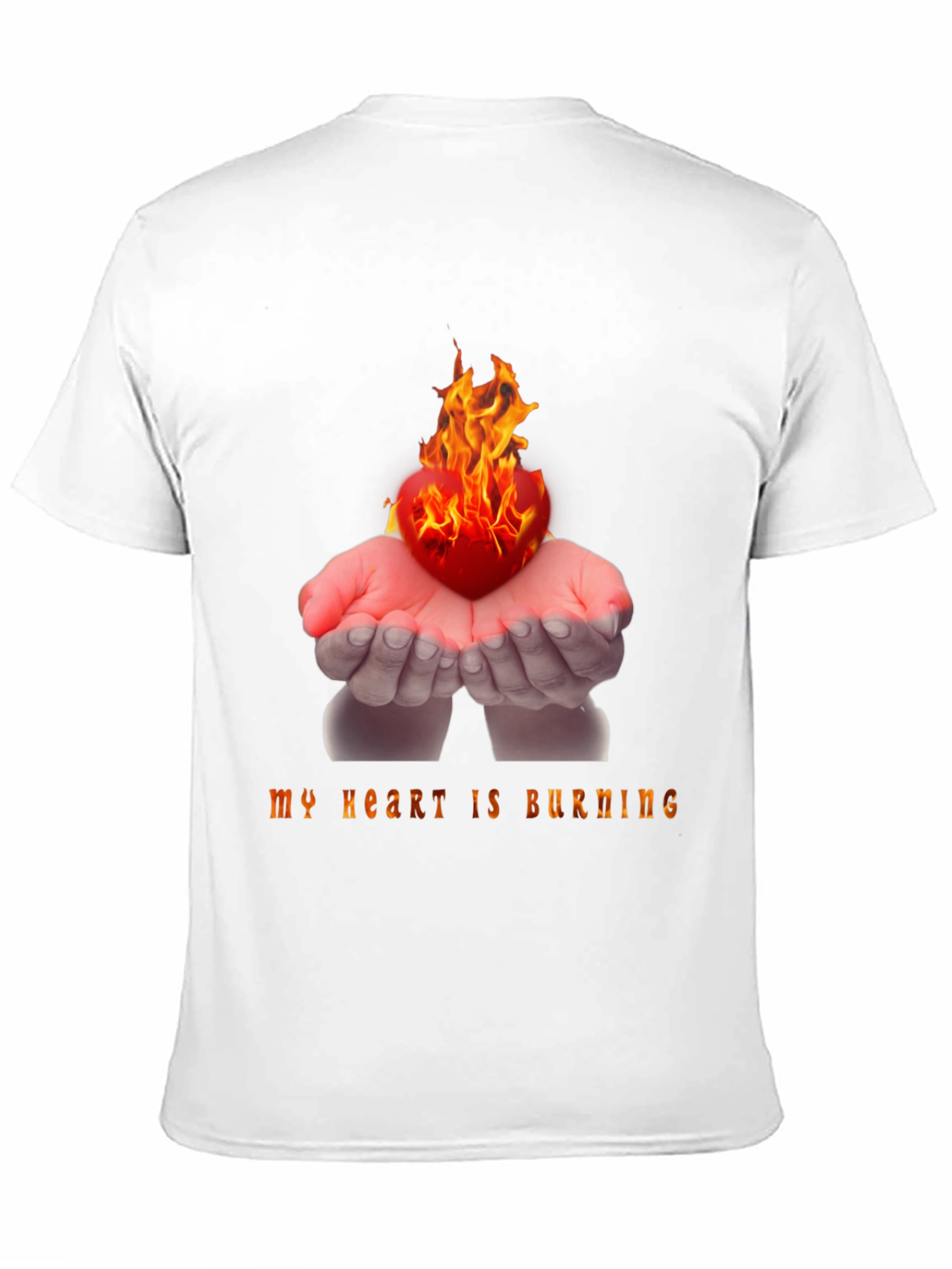 Burning Heart Graphic Tee