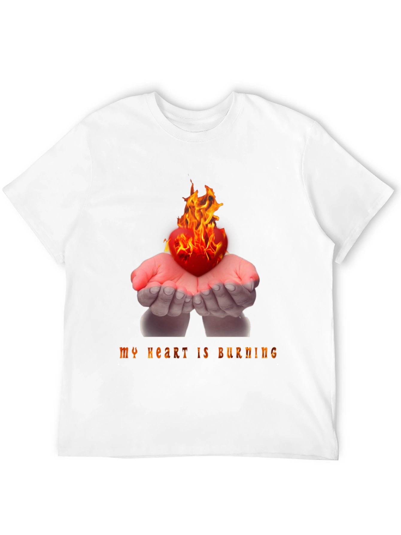 Burning Heart Graphic Tee