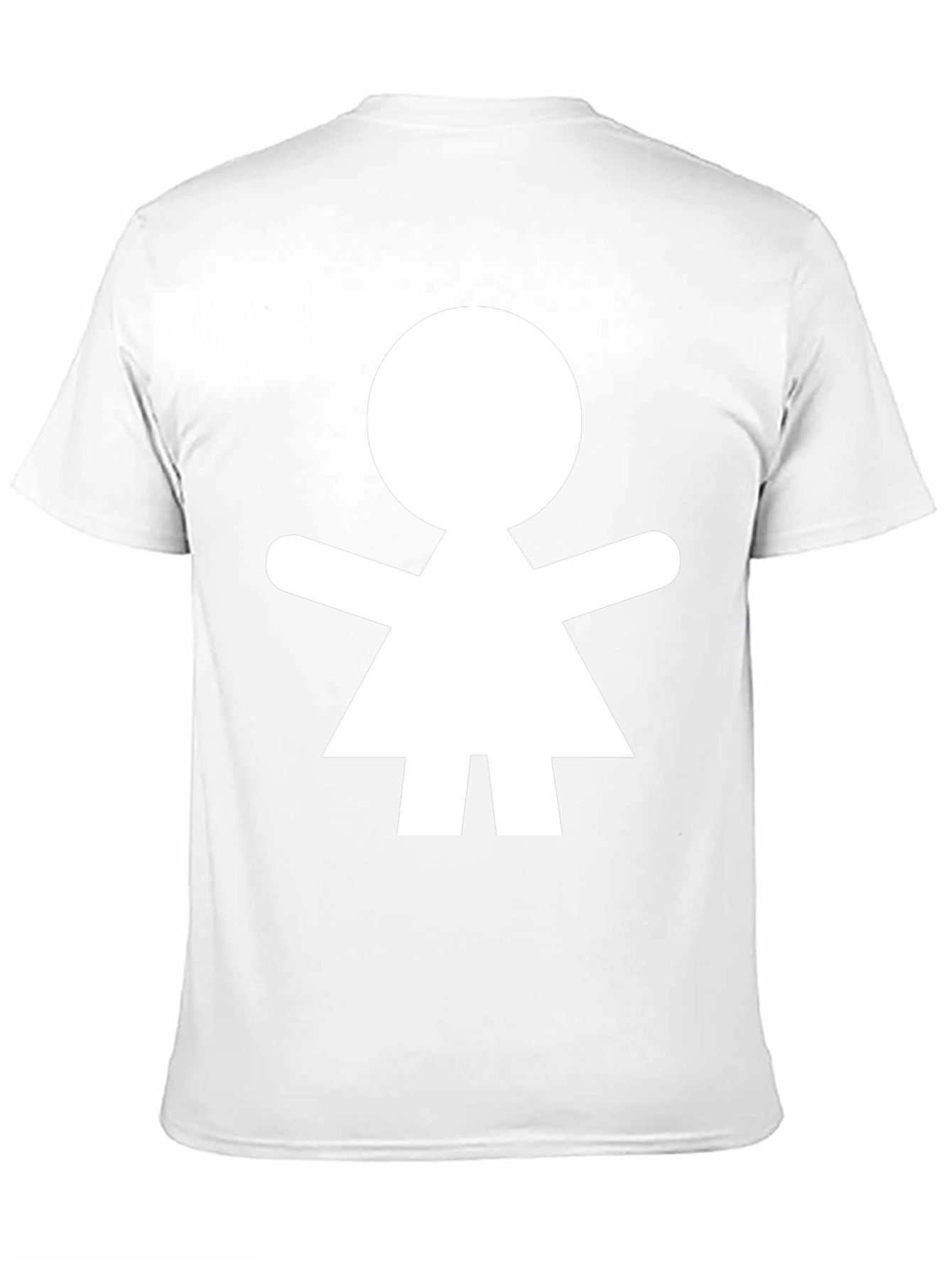 Simple Person Icon Black T-Shirt
