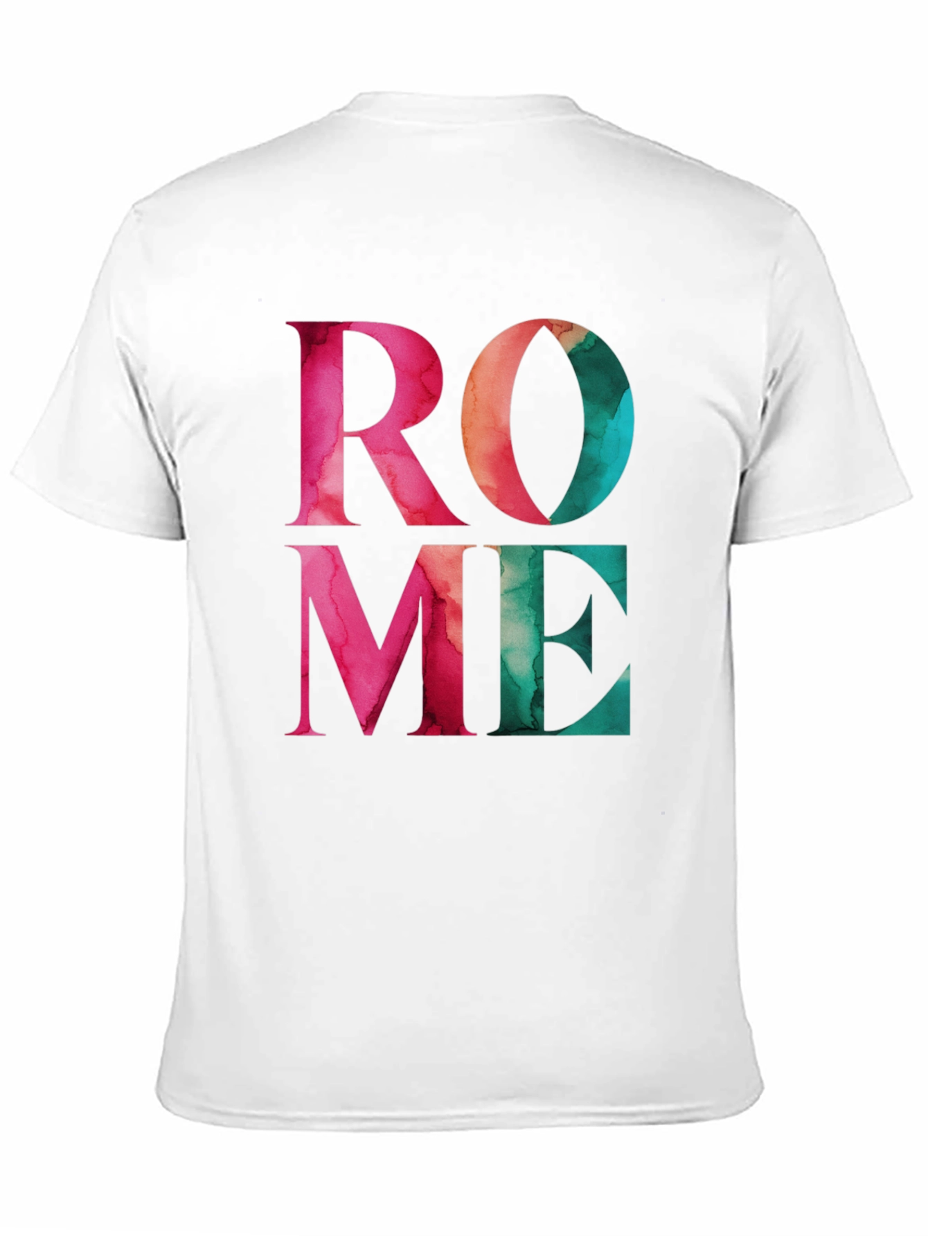 Rome Graphic Print Black T-Shirt