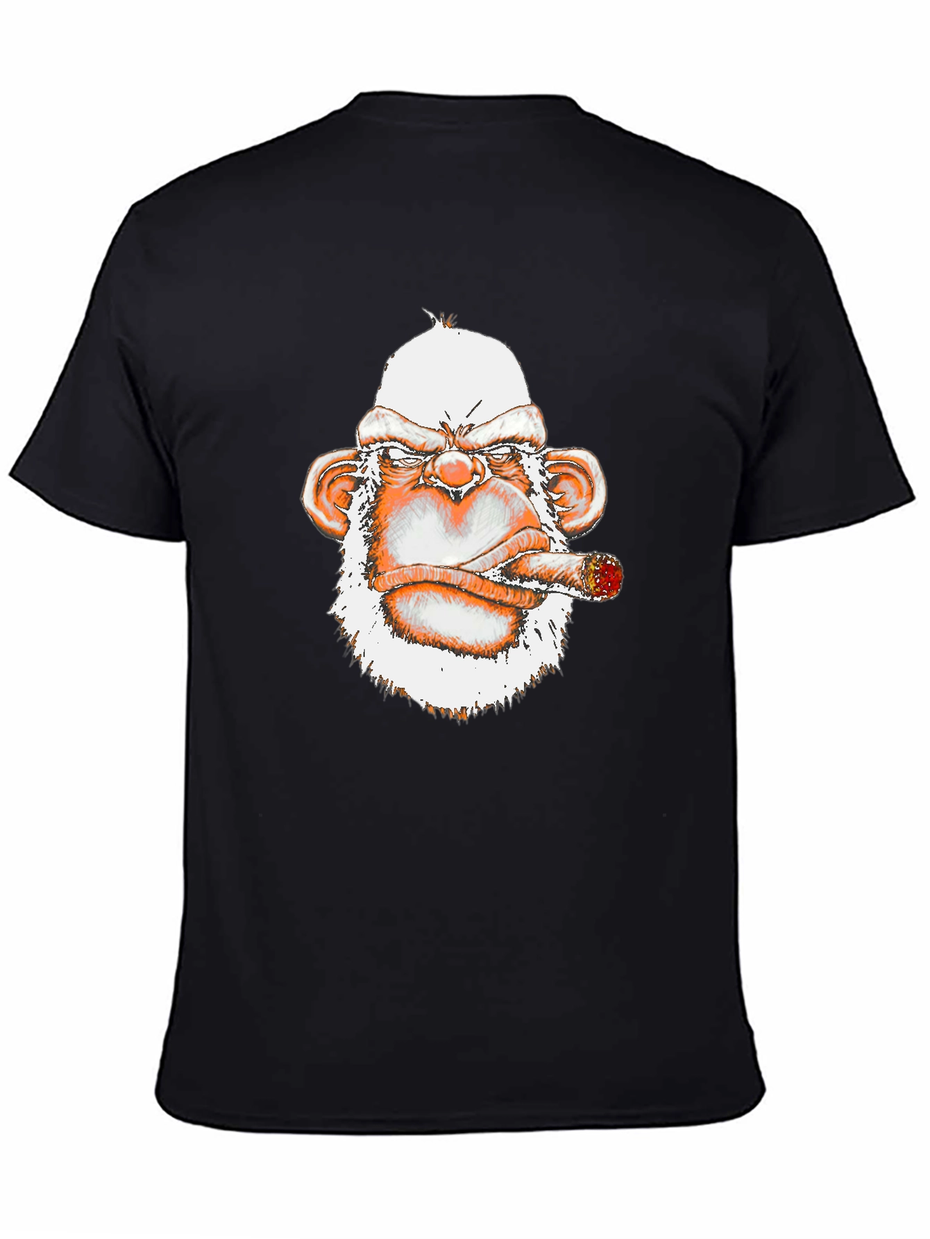 Smoking Monkey Graphic Tee