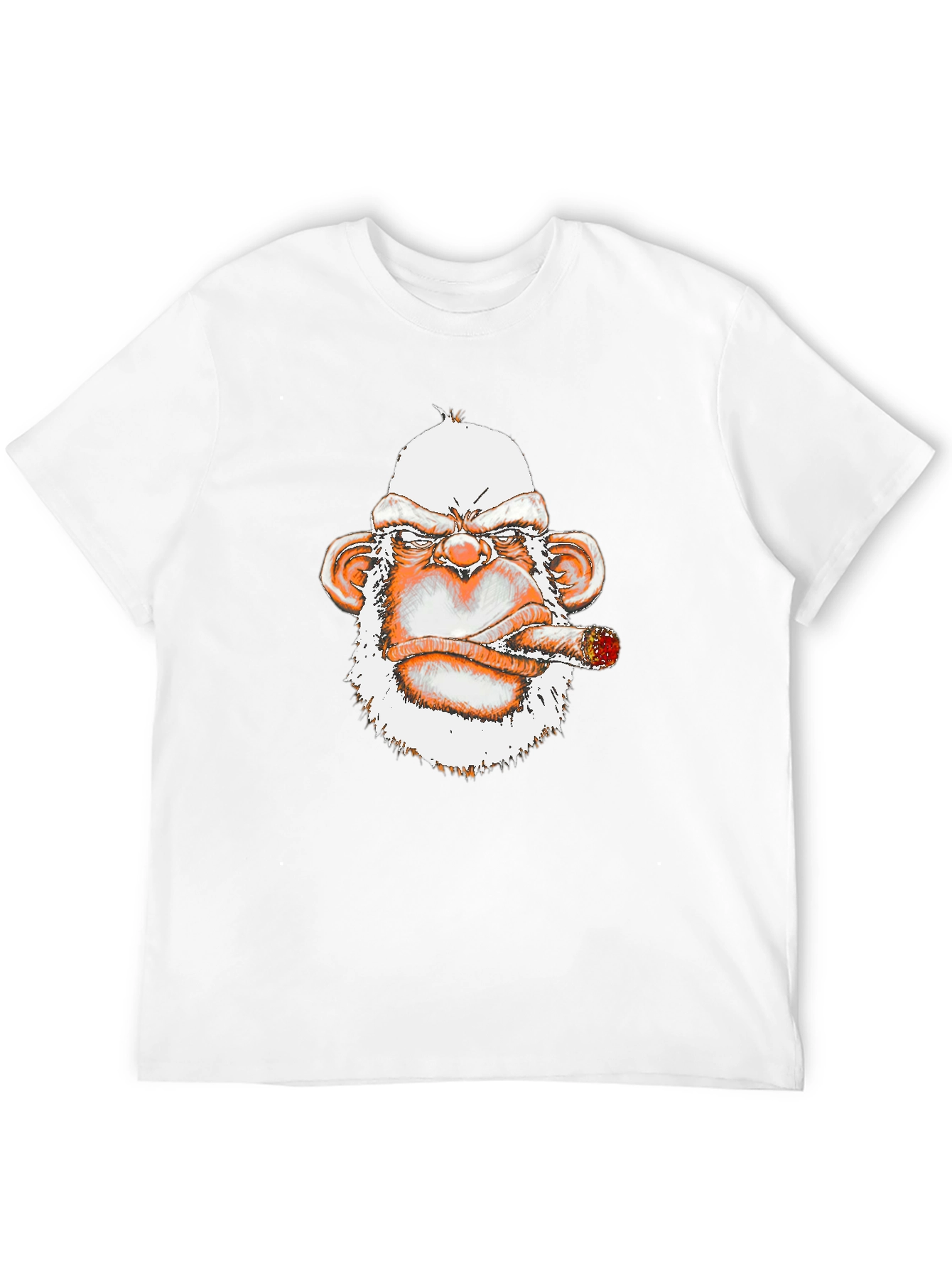 Smoking Monkey Graphic Tee