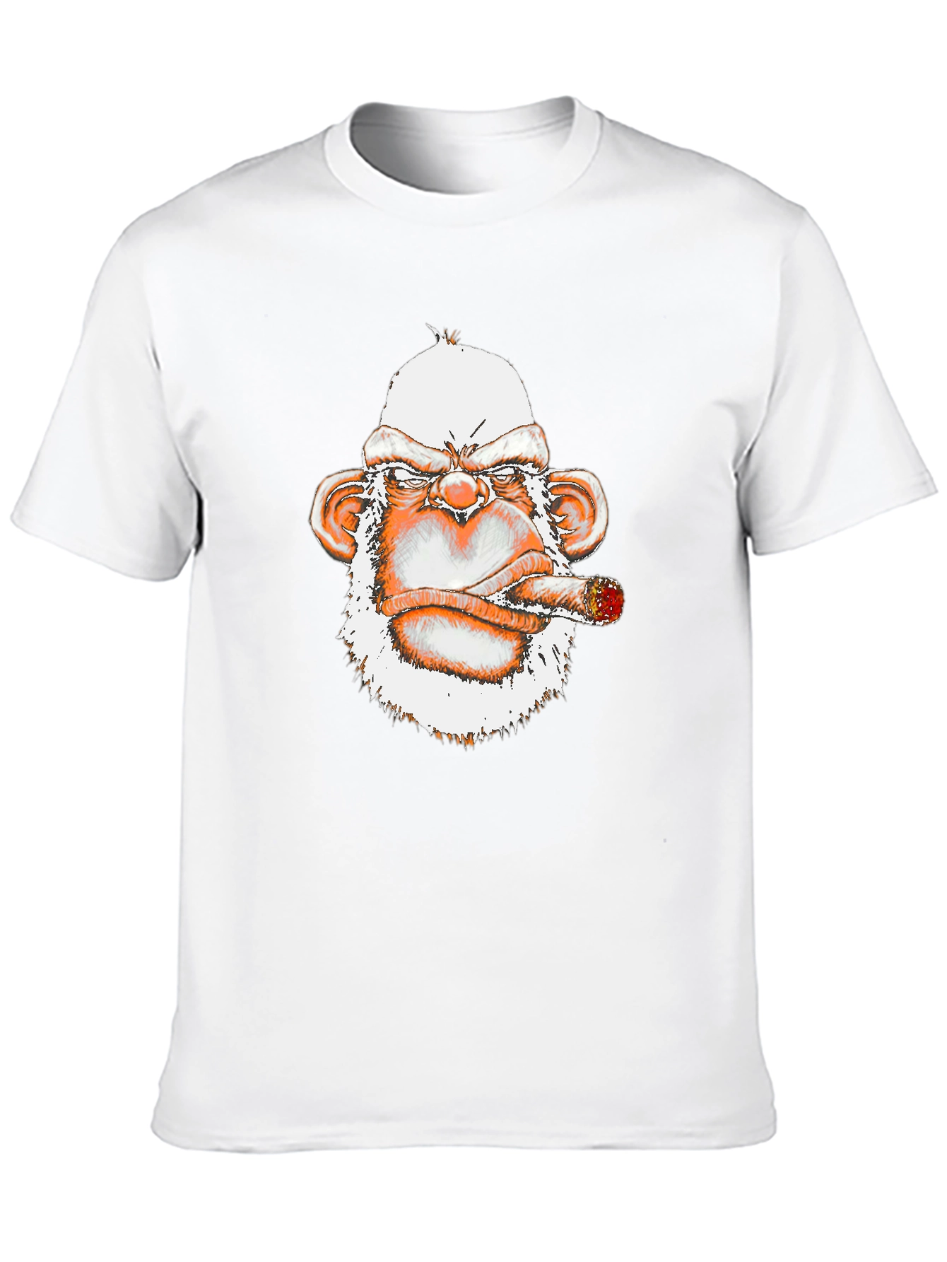 Smoking Monkey Graphic Tee