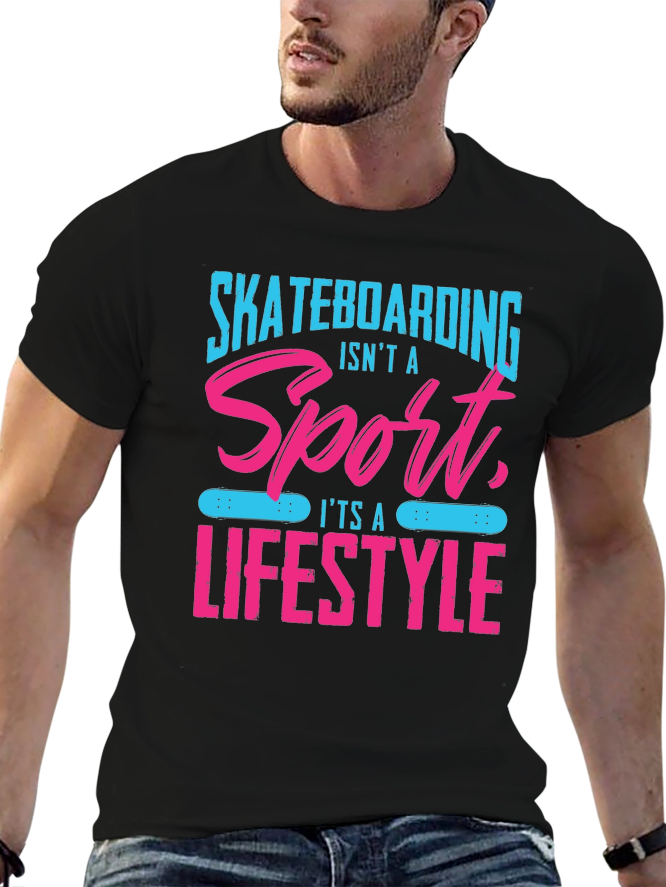 Skateboarding Lifestyle Graphic Tee
