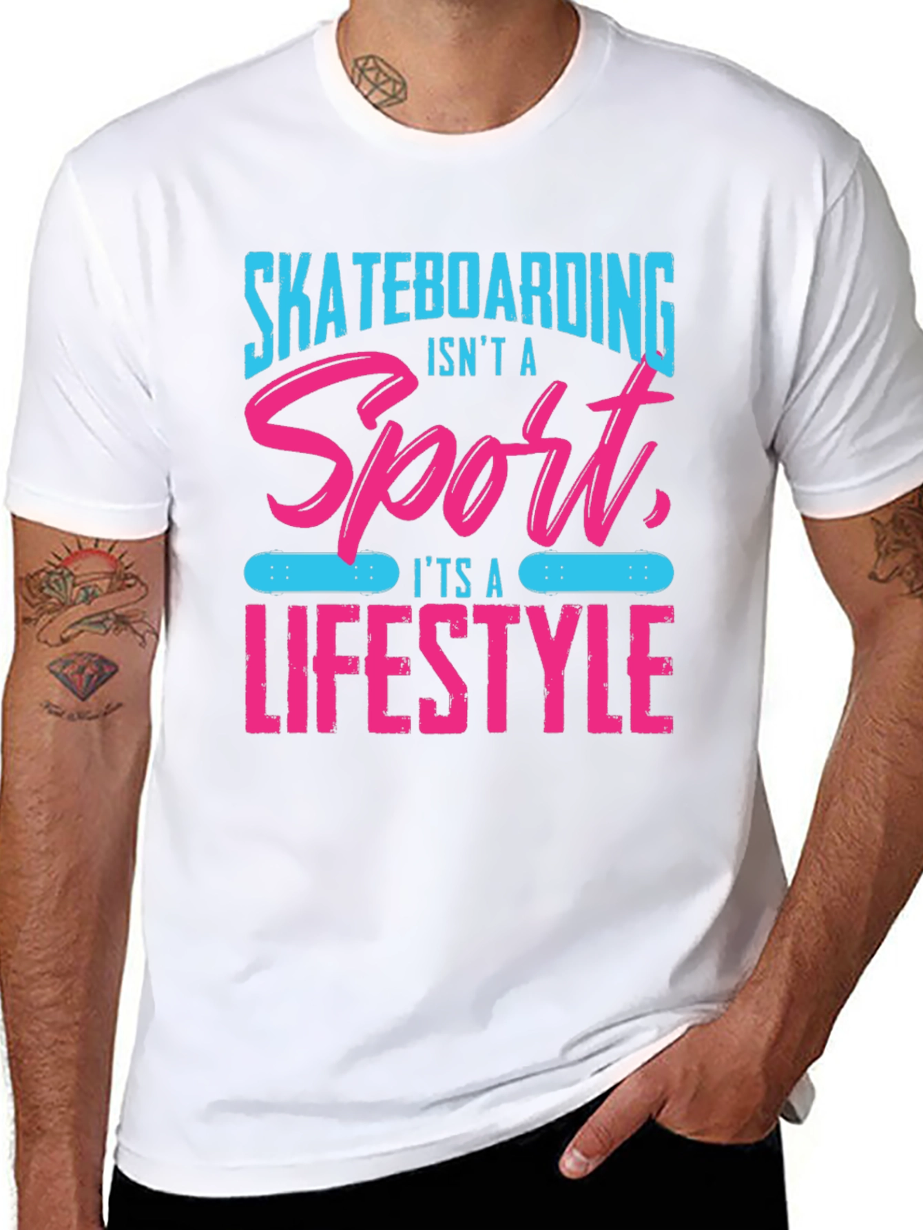 Skateboarding Lifestyle Graphic Tee