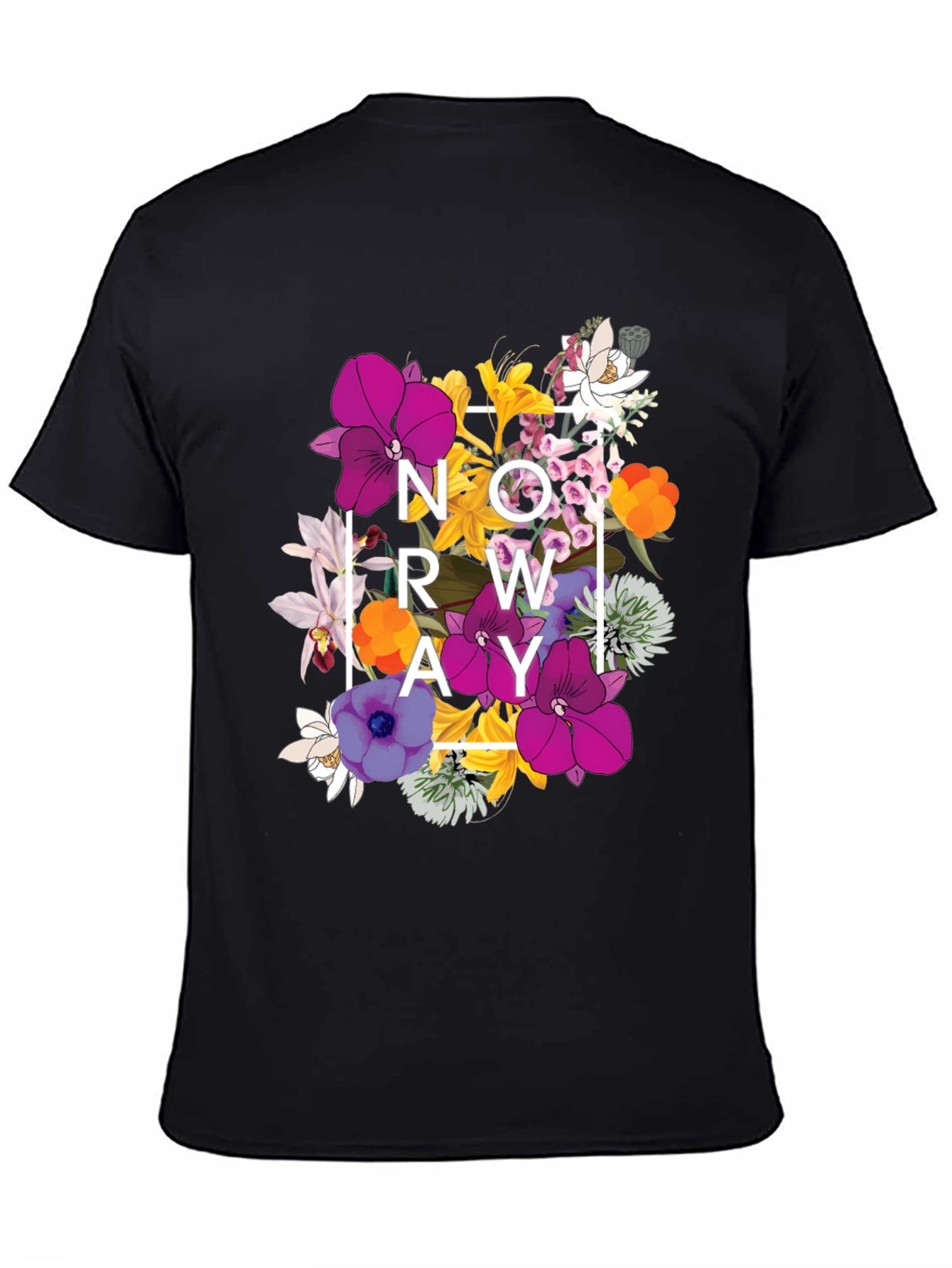 Floral NOWAY T-Shirt - Mens Graphic Tee