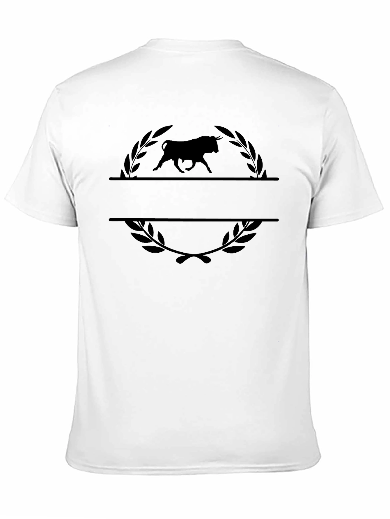 Bull Emblem Tee - Classic Black Graphic T-Shirt