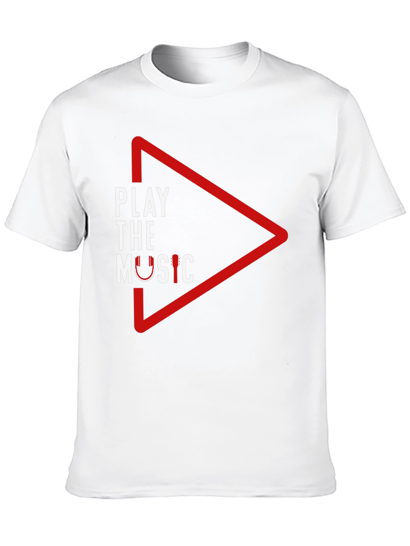 Play the Music Black Graphic Tee