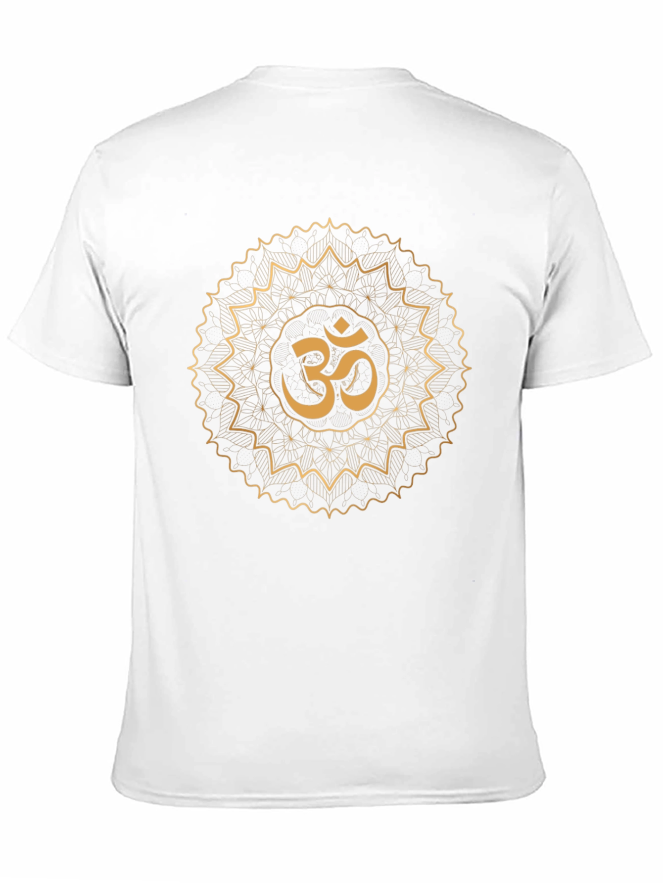 Om Mandala Black T-Shirt - Spiritual Symbol Graphic Tee
