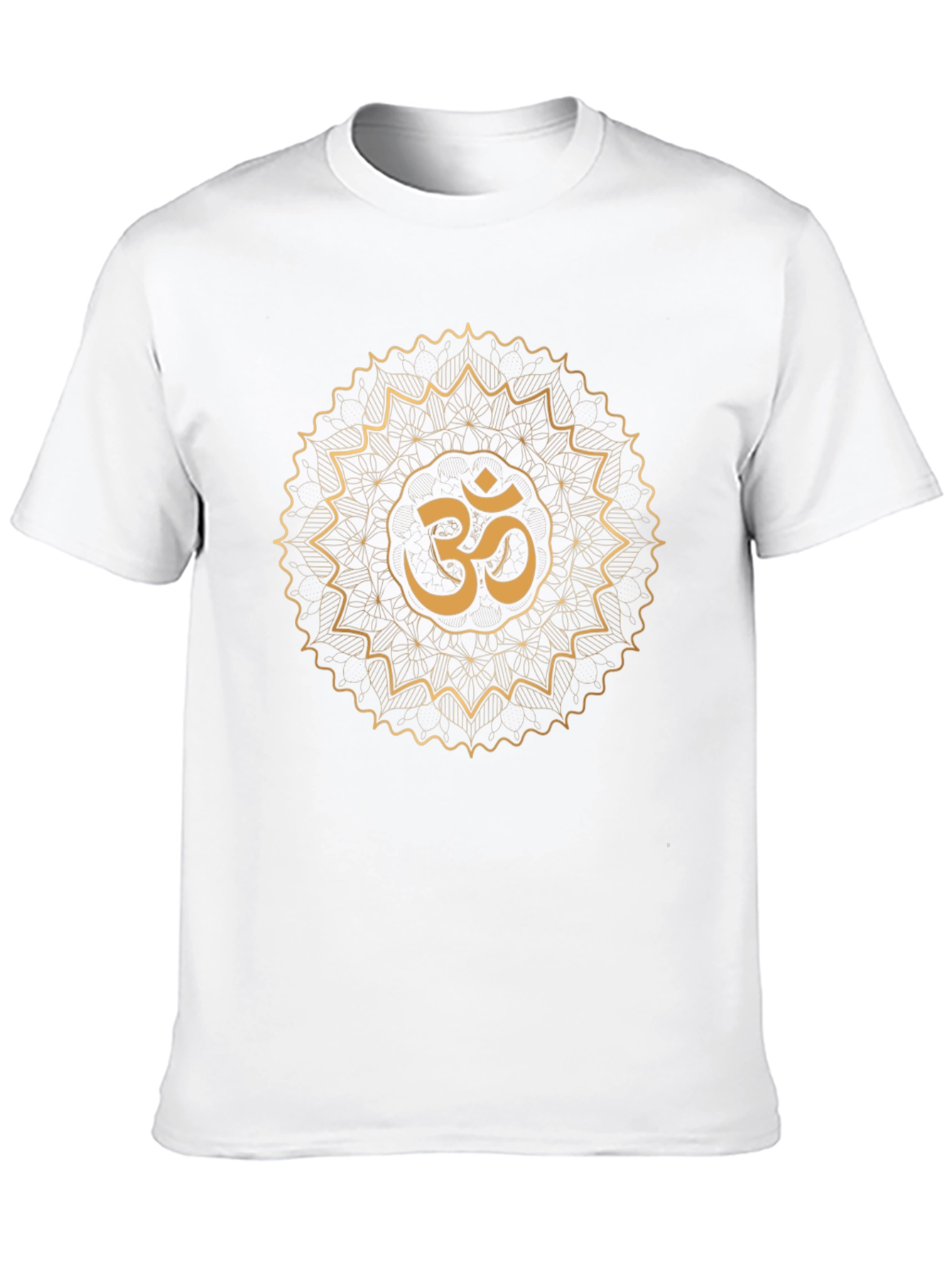 Om Mandala Black T-Shirt - Spiritual Symbol Graphic Tee