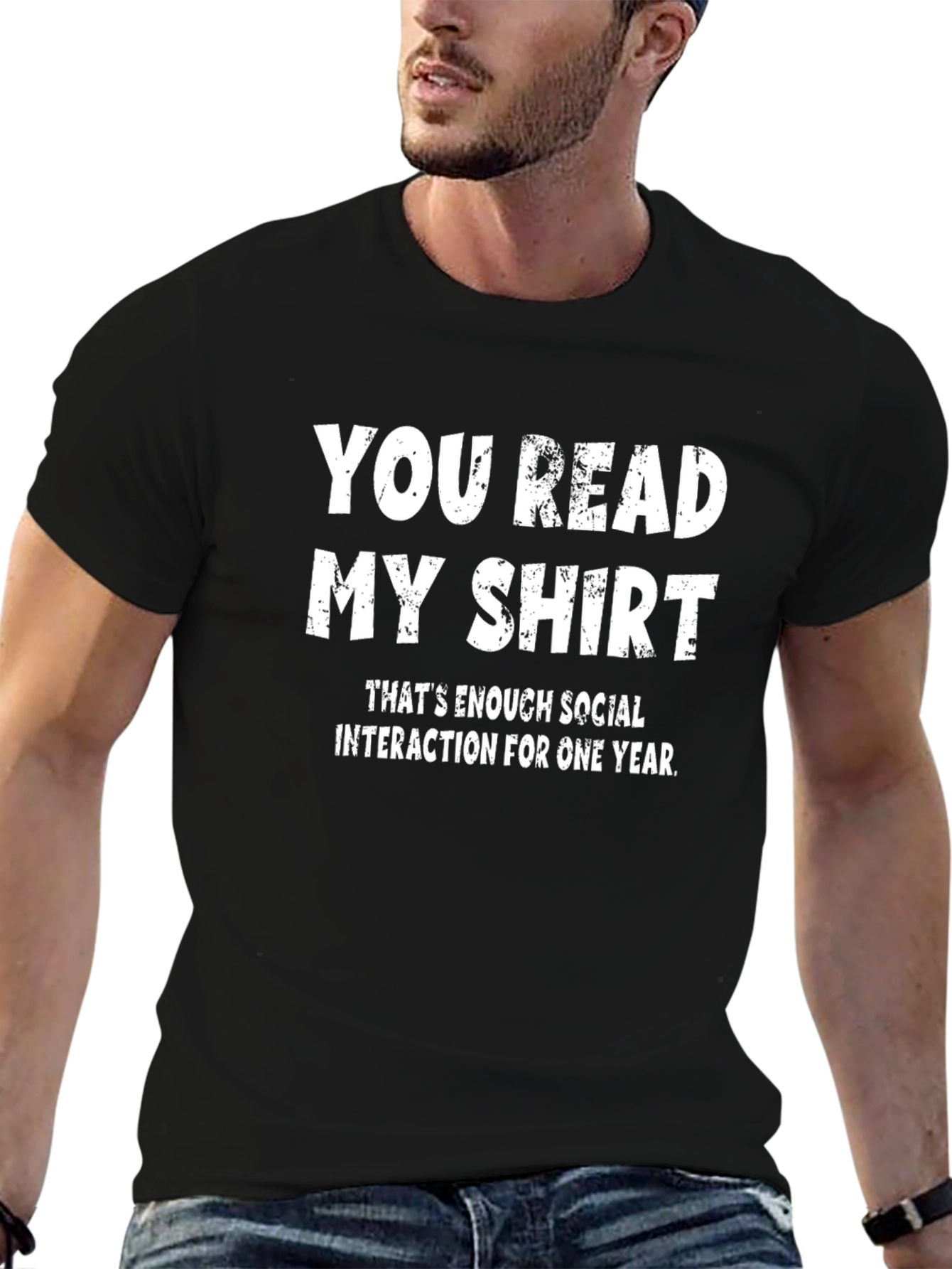 Funny You Read My Shirt Graphic Tee