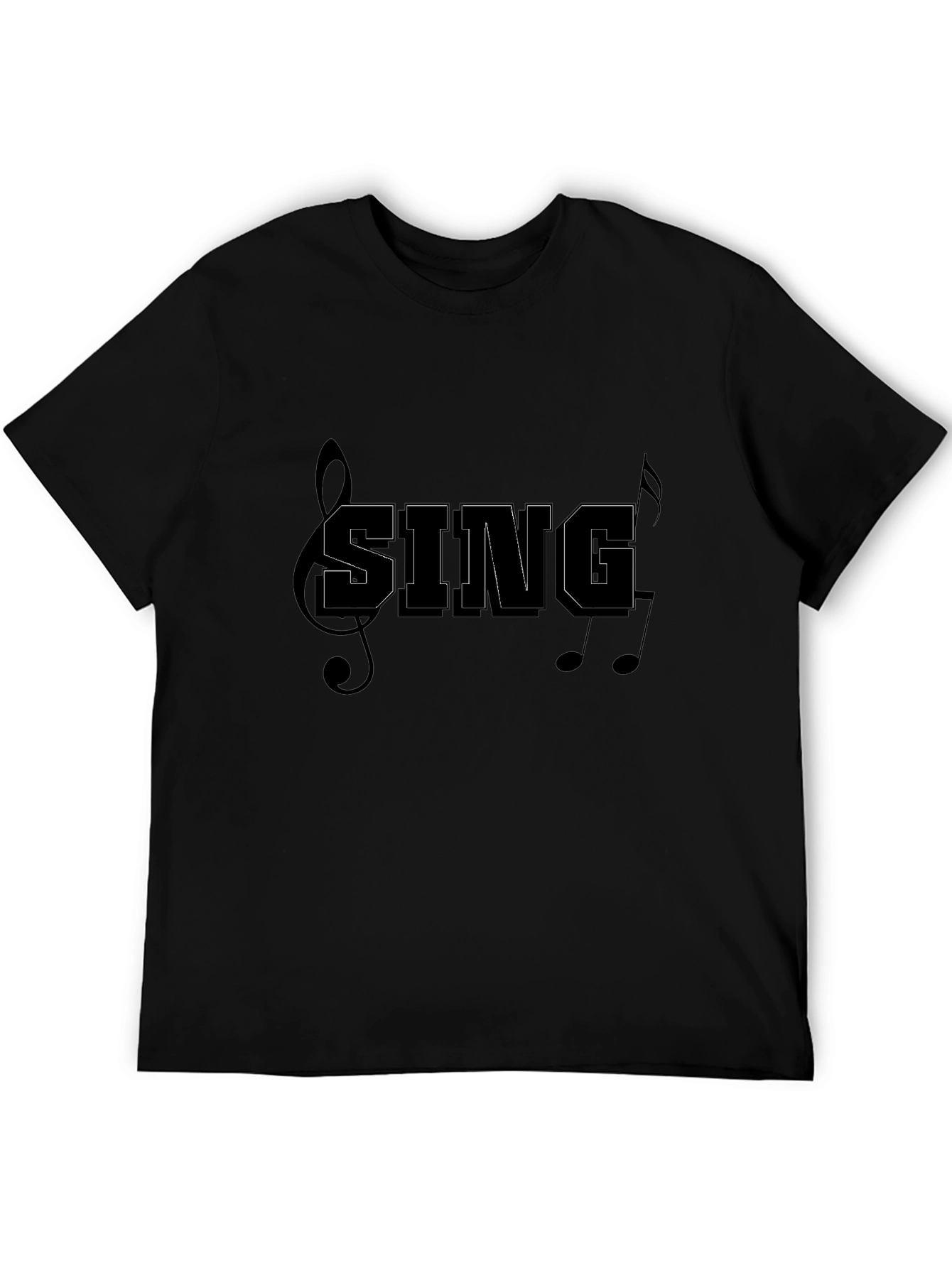 Sing T-Shirt - Music Notes Graphic Tee