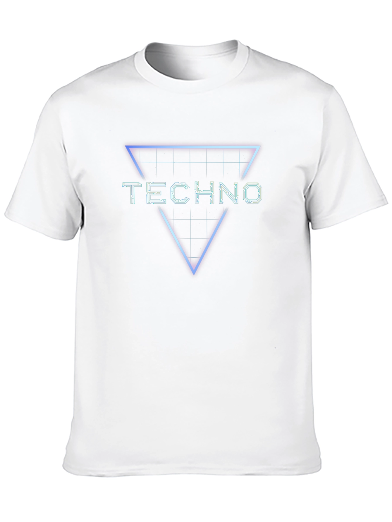 Retro Techno Graphic T-Shirt - Black