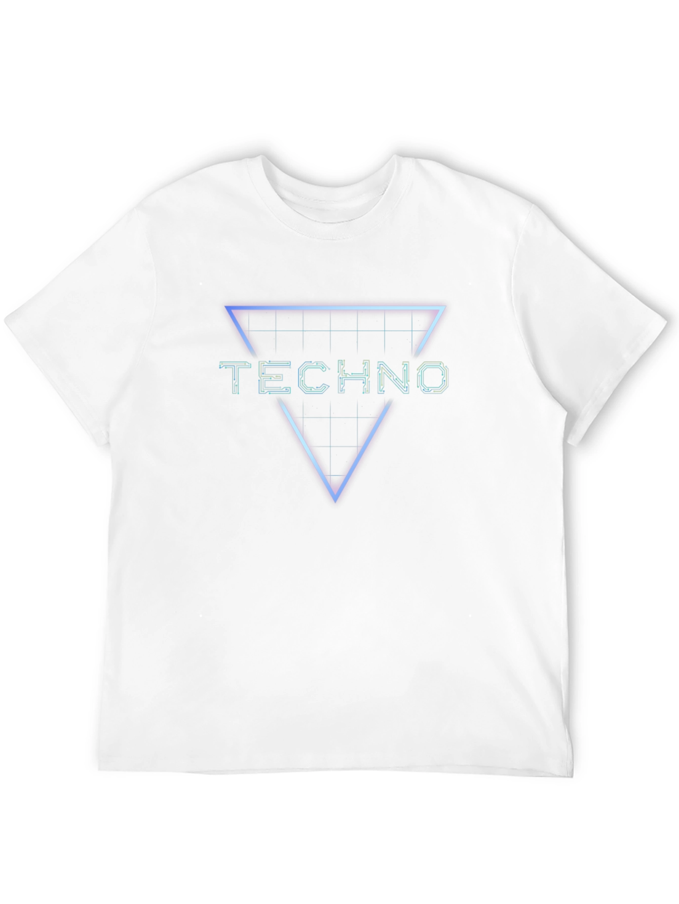 Retro Techno Graphic T-Shirt - Black