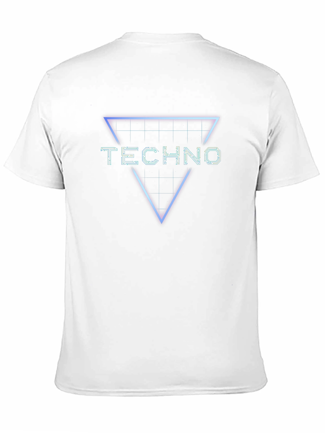 Retro Techno Graphic T-Shirt - Black