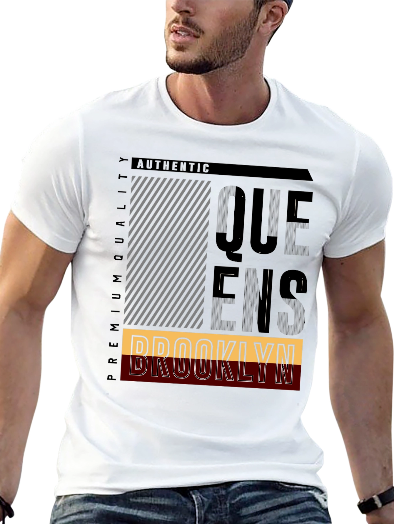 Queens & Brooklyn Graphic T-Shirt - Authentic NYC Style